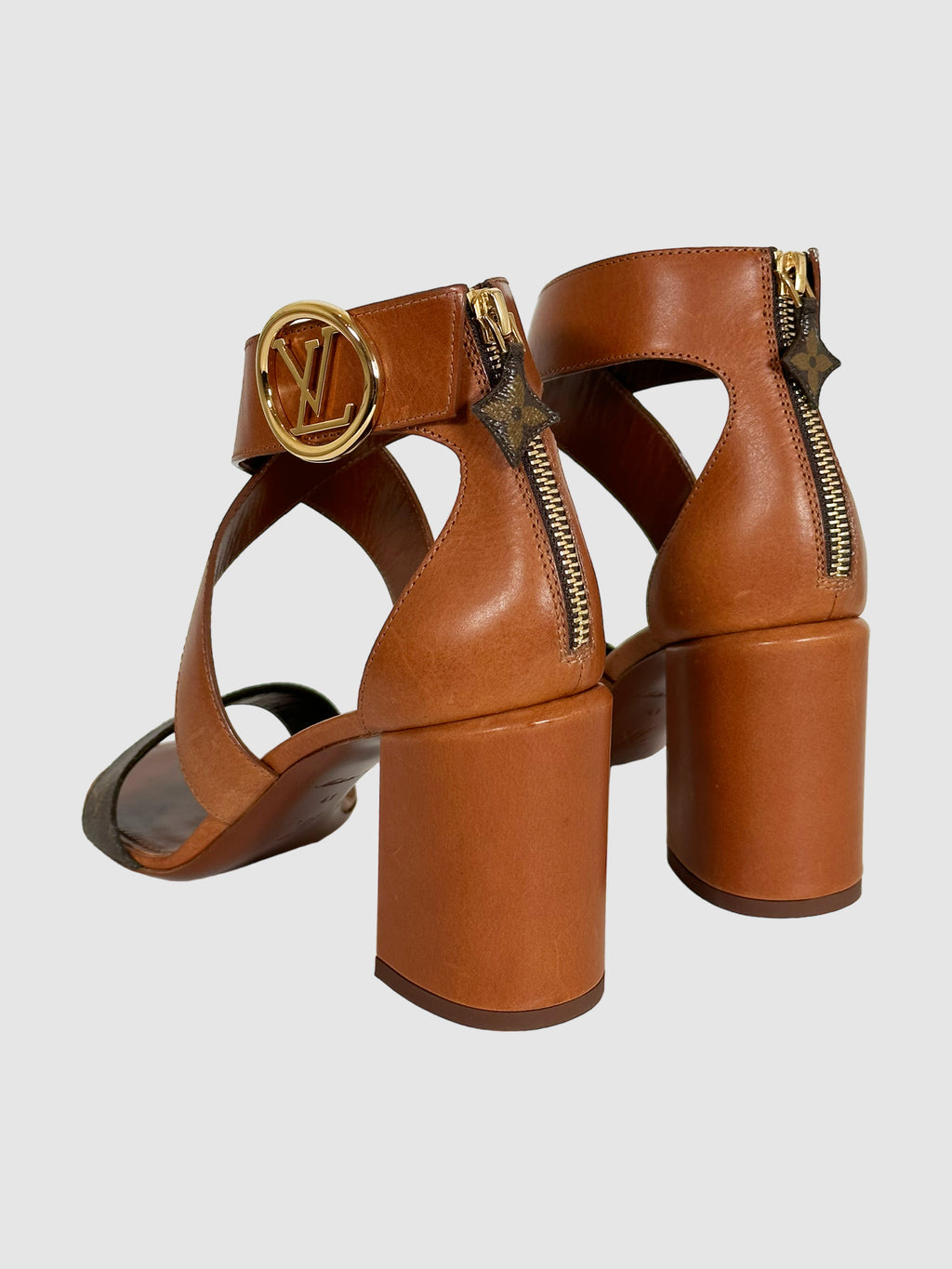 Monogram Strappy Sandals - Size 41