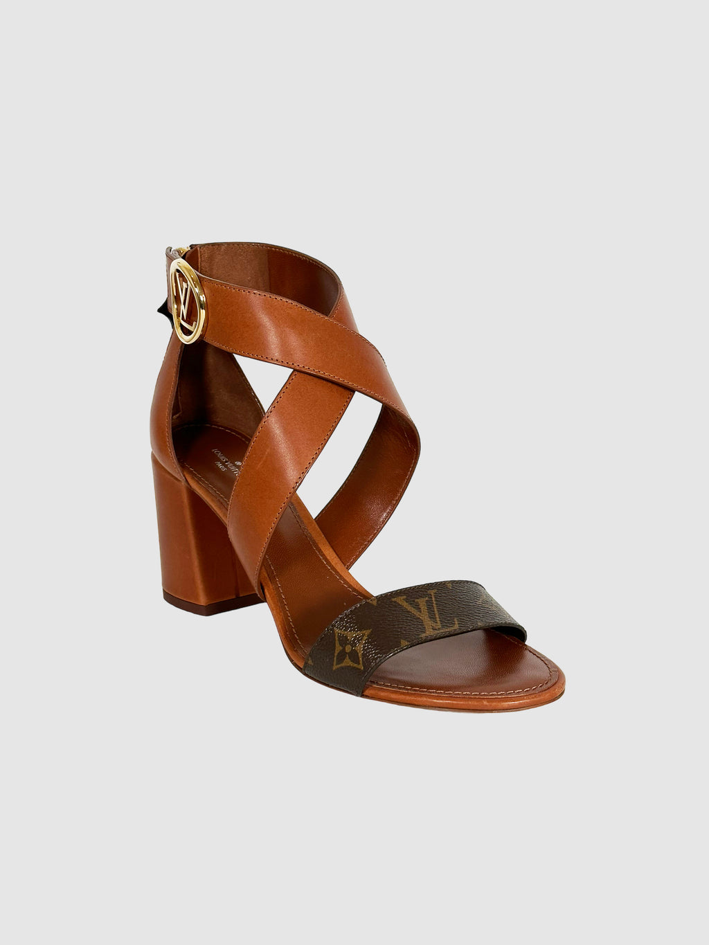 Monogram Strappy Sandals - Size 41