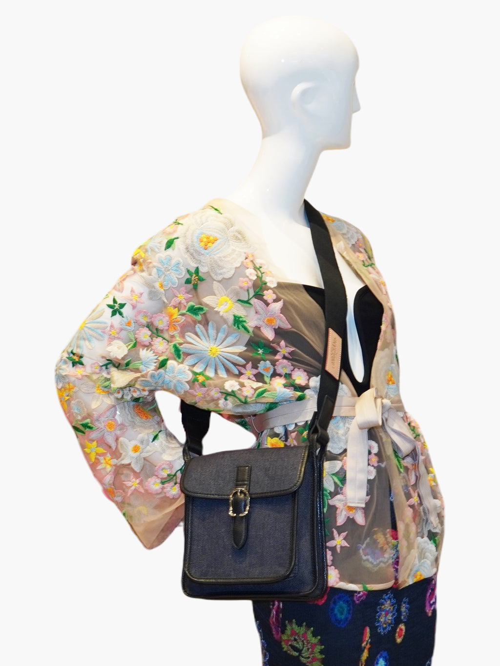 Denim Le Foulonné Bag