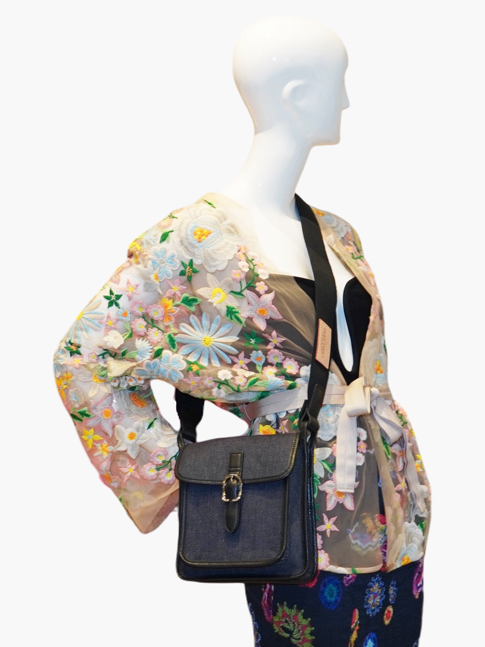 Denim Le Foulonné Bag