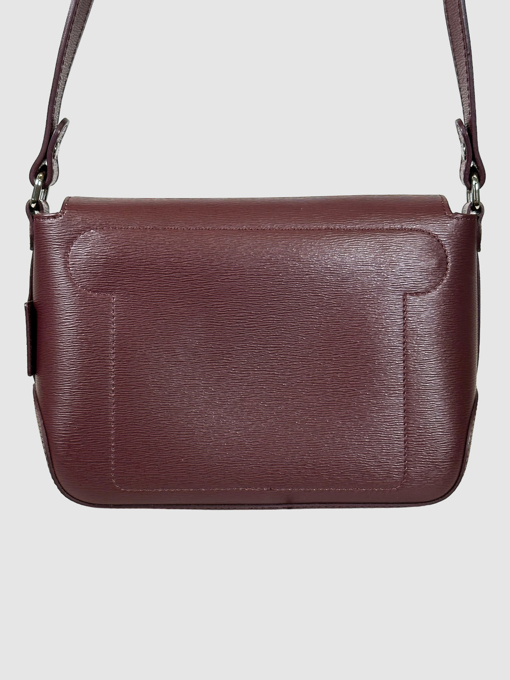 Longchamp Embossed Leather Crossbody Bag