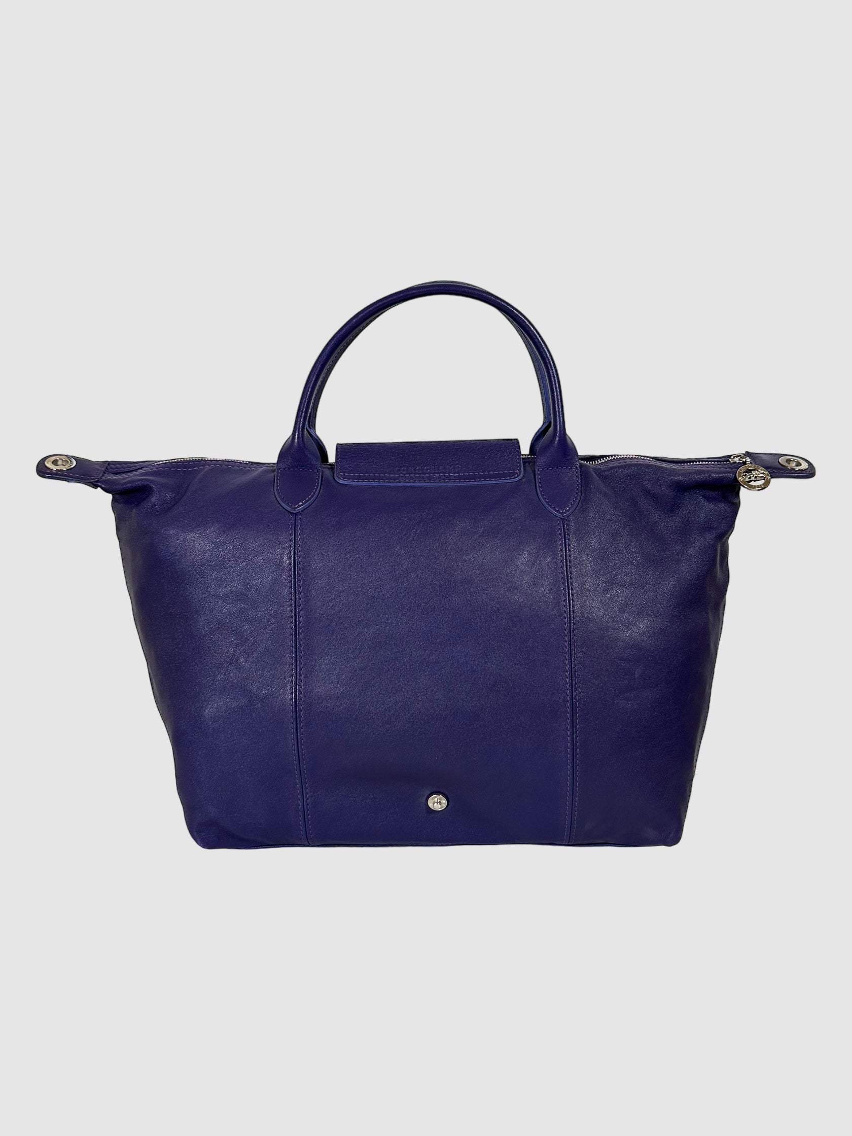 Le Pliage Leather Tote Bag