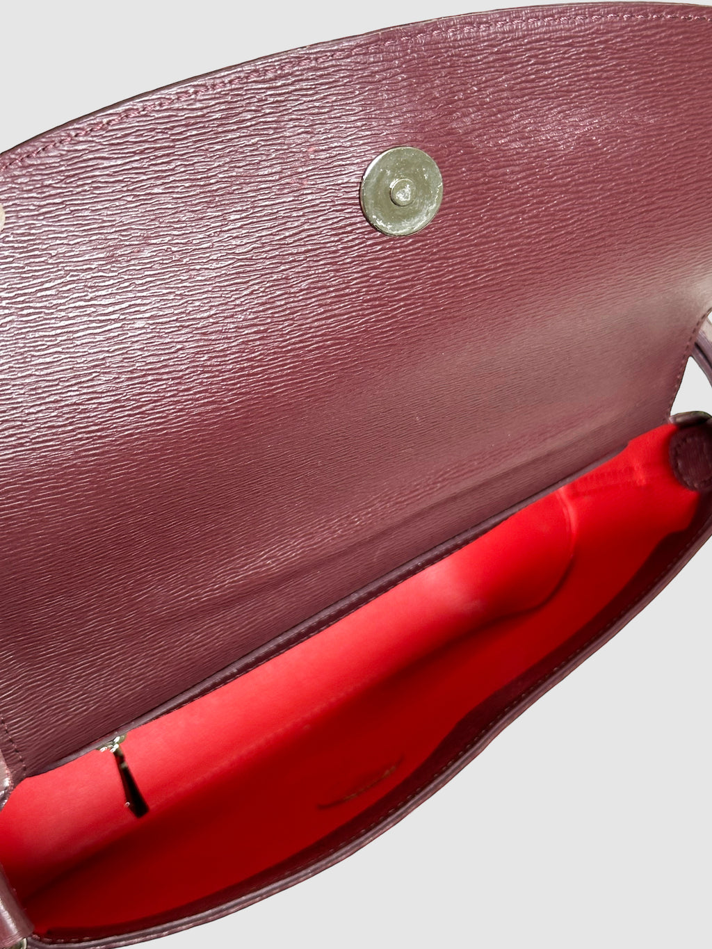 Longchamp Embossed Leather Crossbody Bag