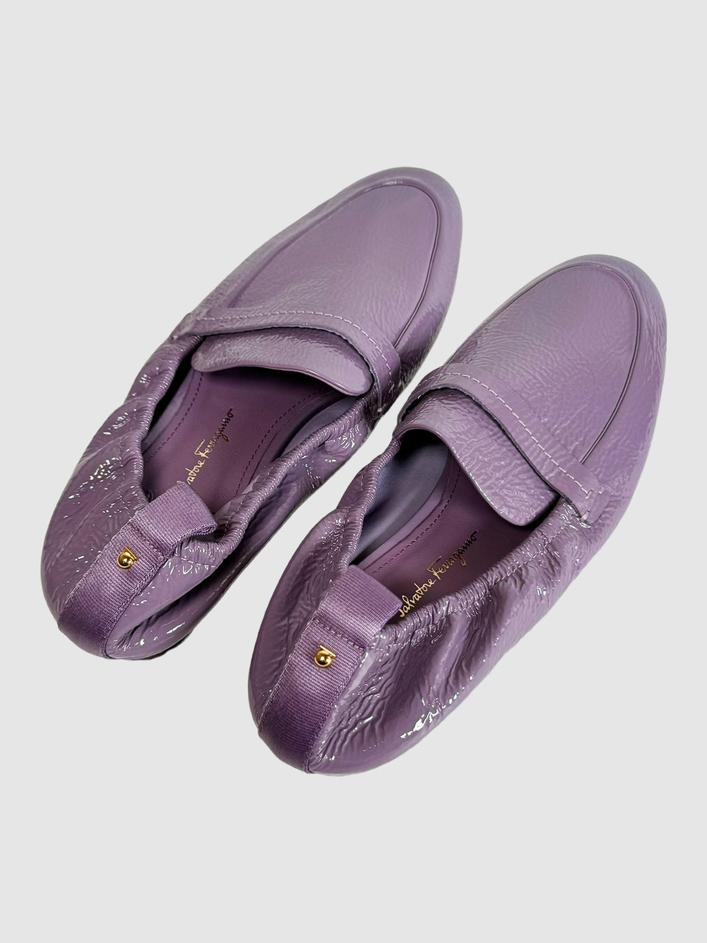 Lipari Patent Leather Loafers - Size 9