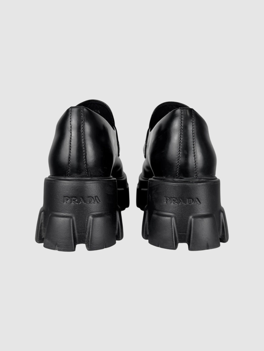 Leather Monolith Loafers