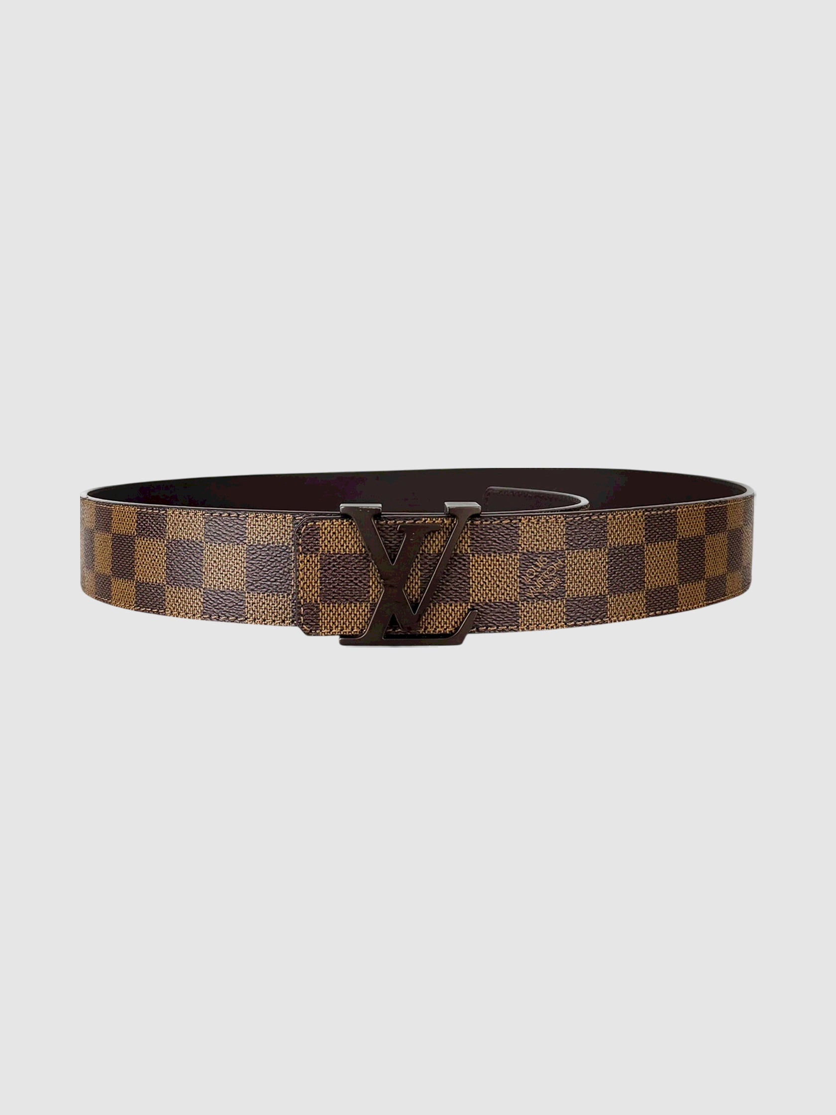 Damier Ebene Belt