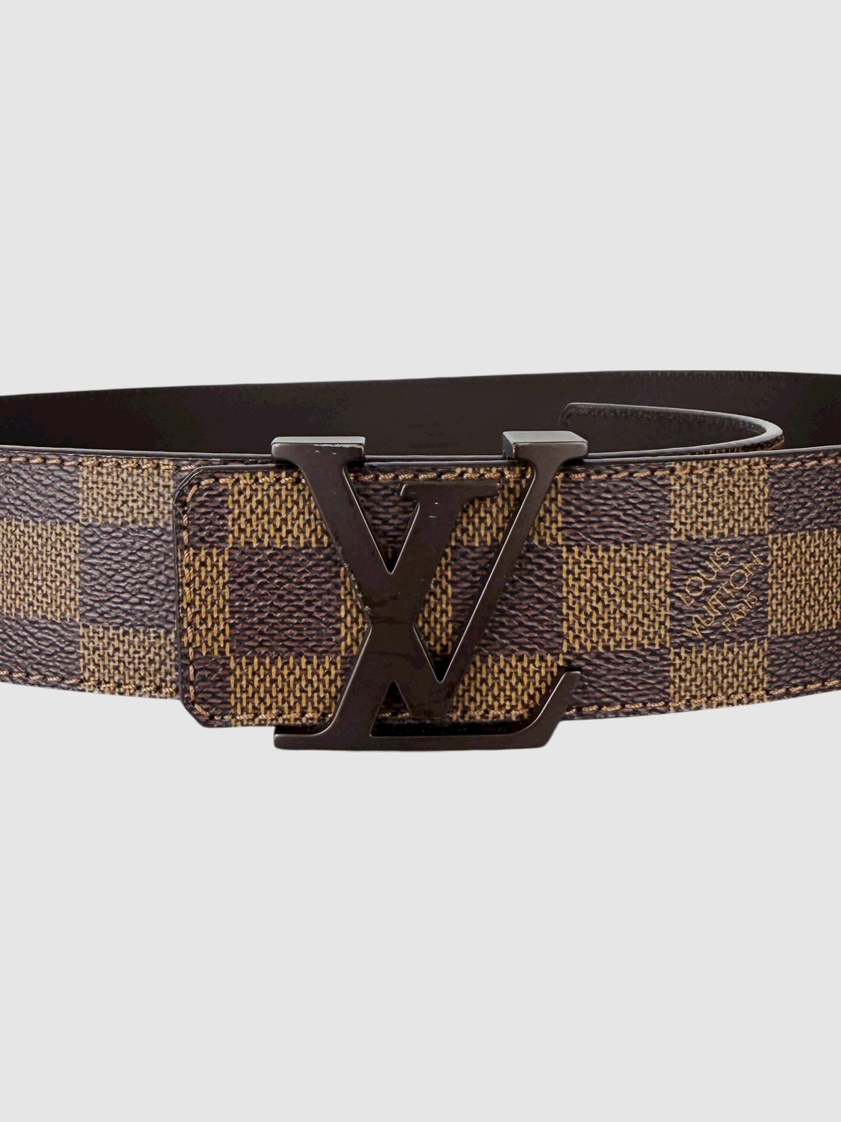 Damier Ebene Belt
