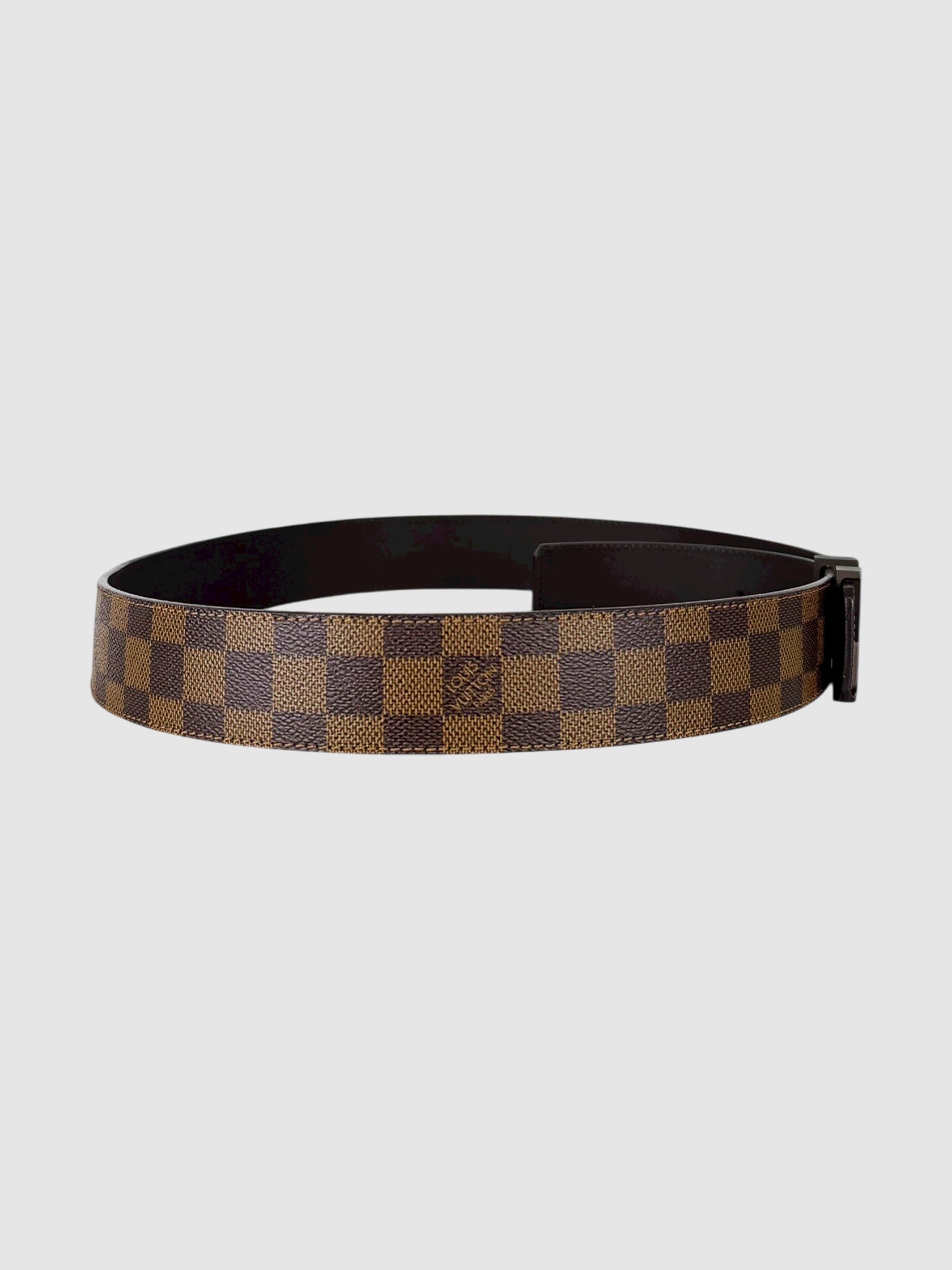 Damier Ebene Belt