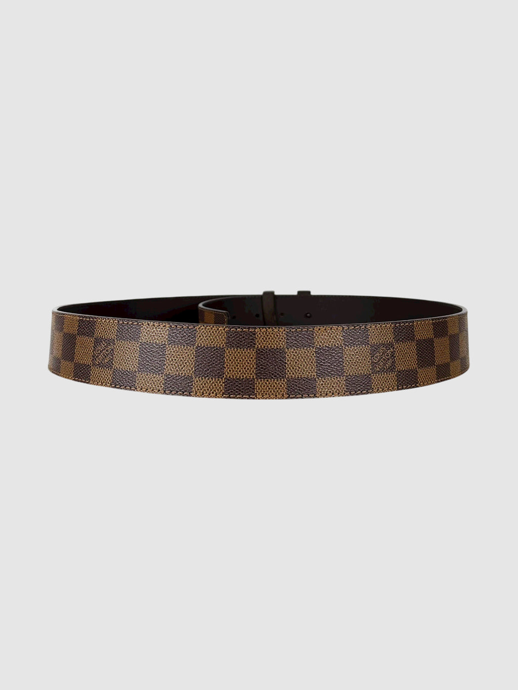 Damier Ebene Belt