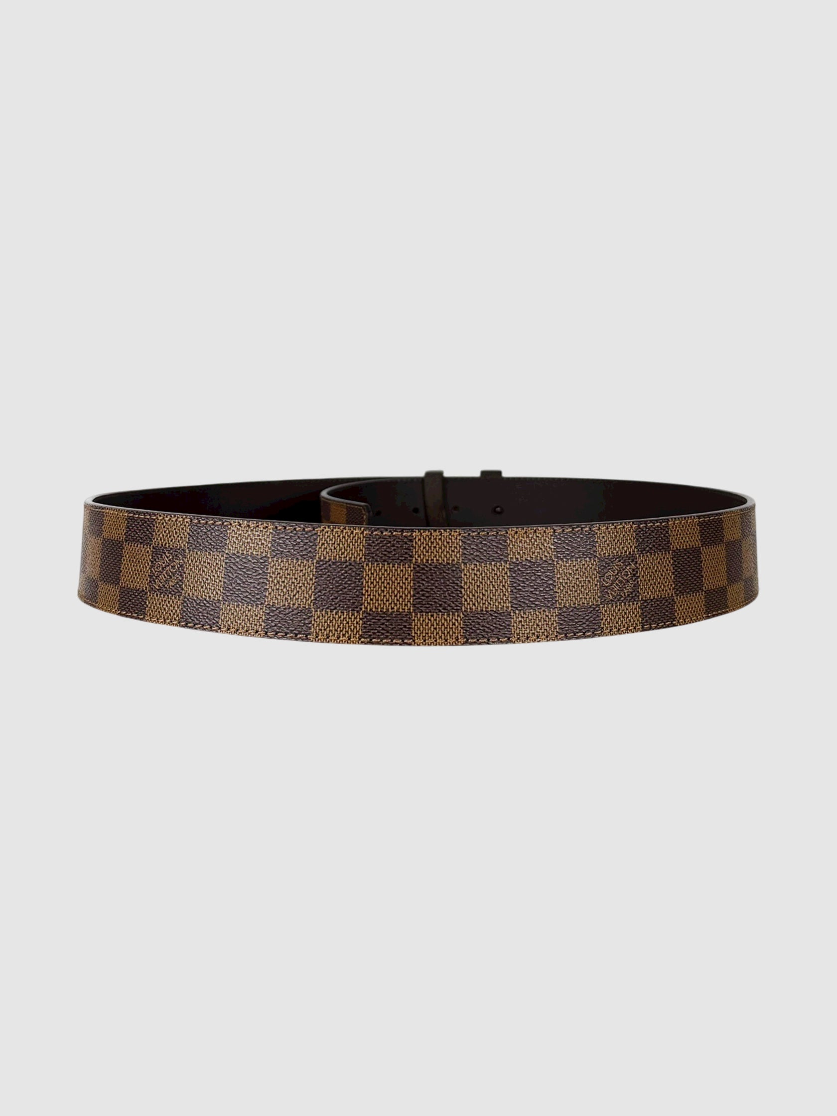 Damier Ebene Belt