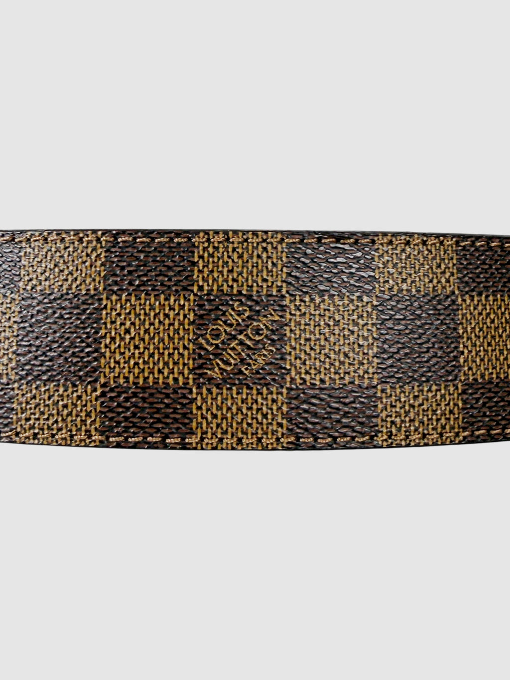 Damier Ebene Belt