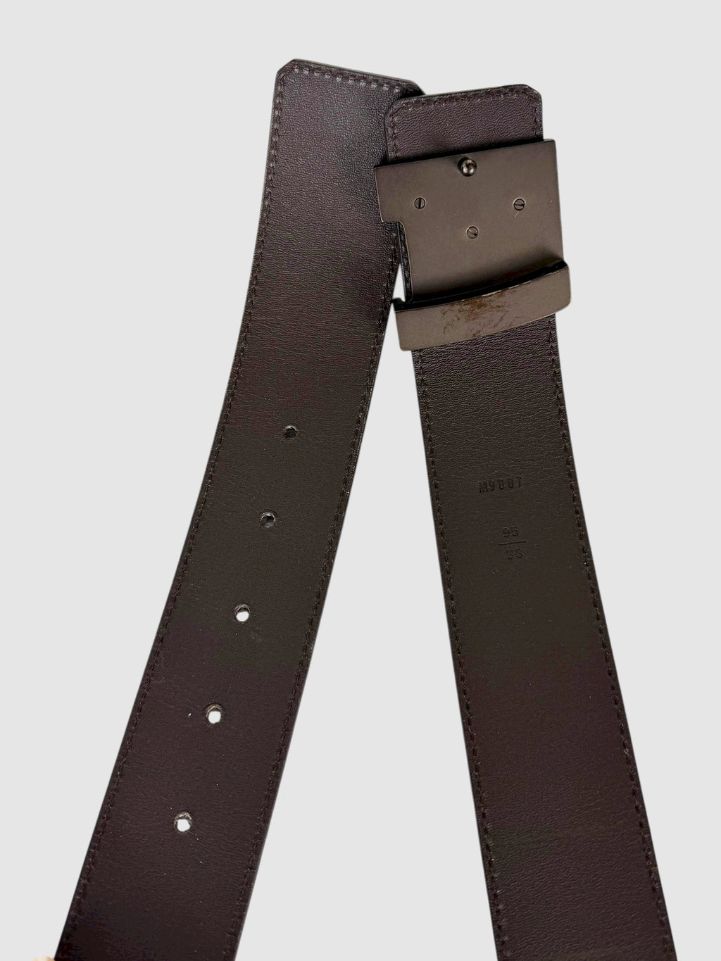 Damier Ebene Belt