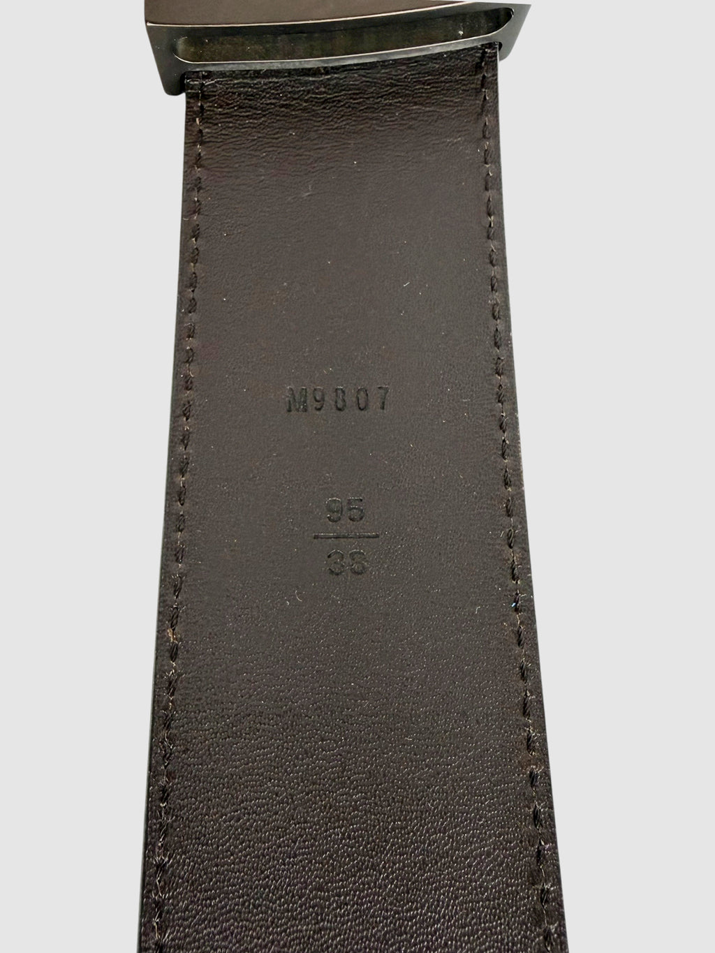 Damier Ebene Belt