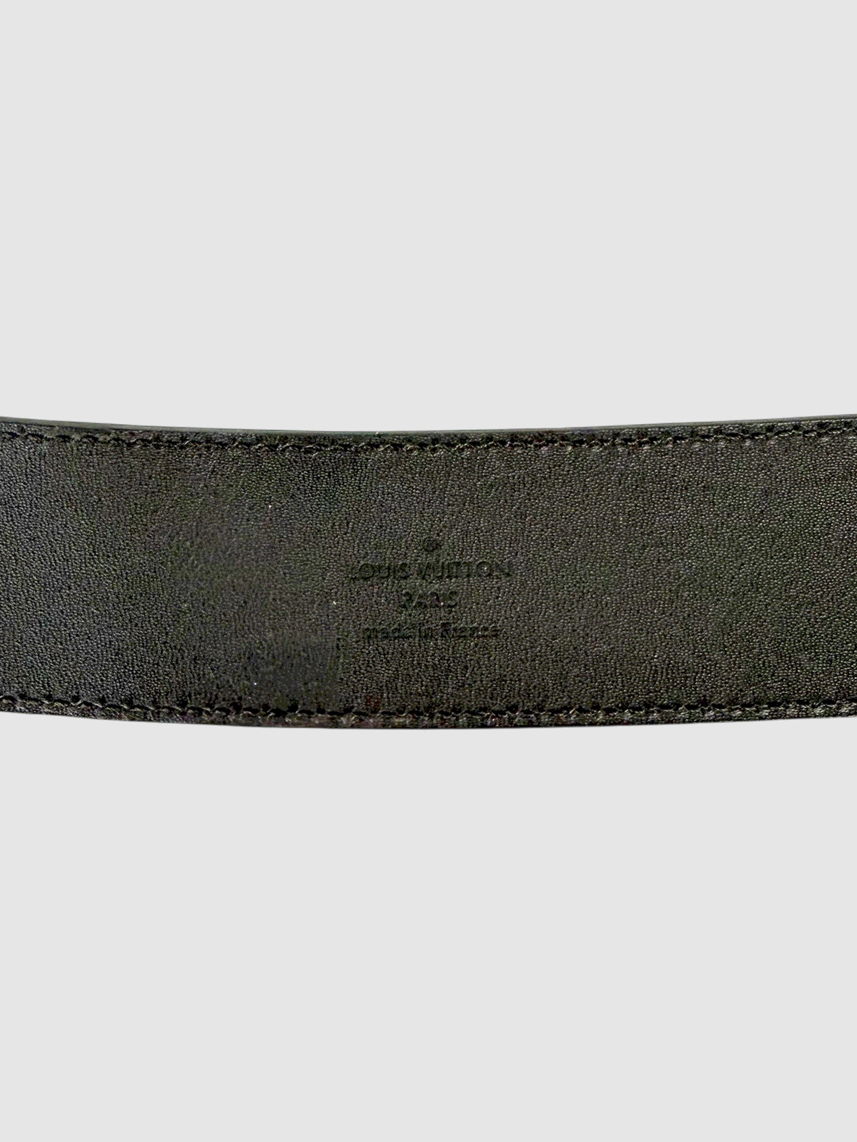 Damier Ebene Belt