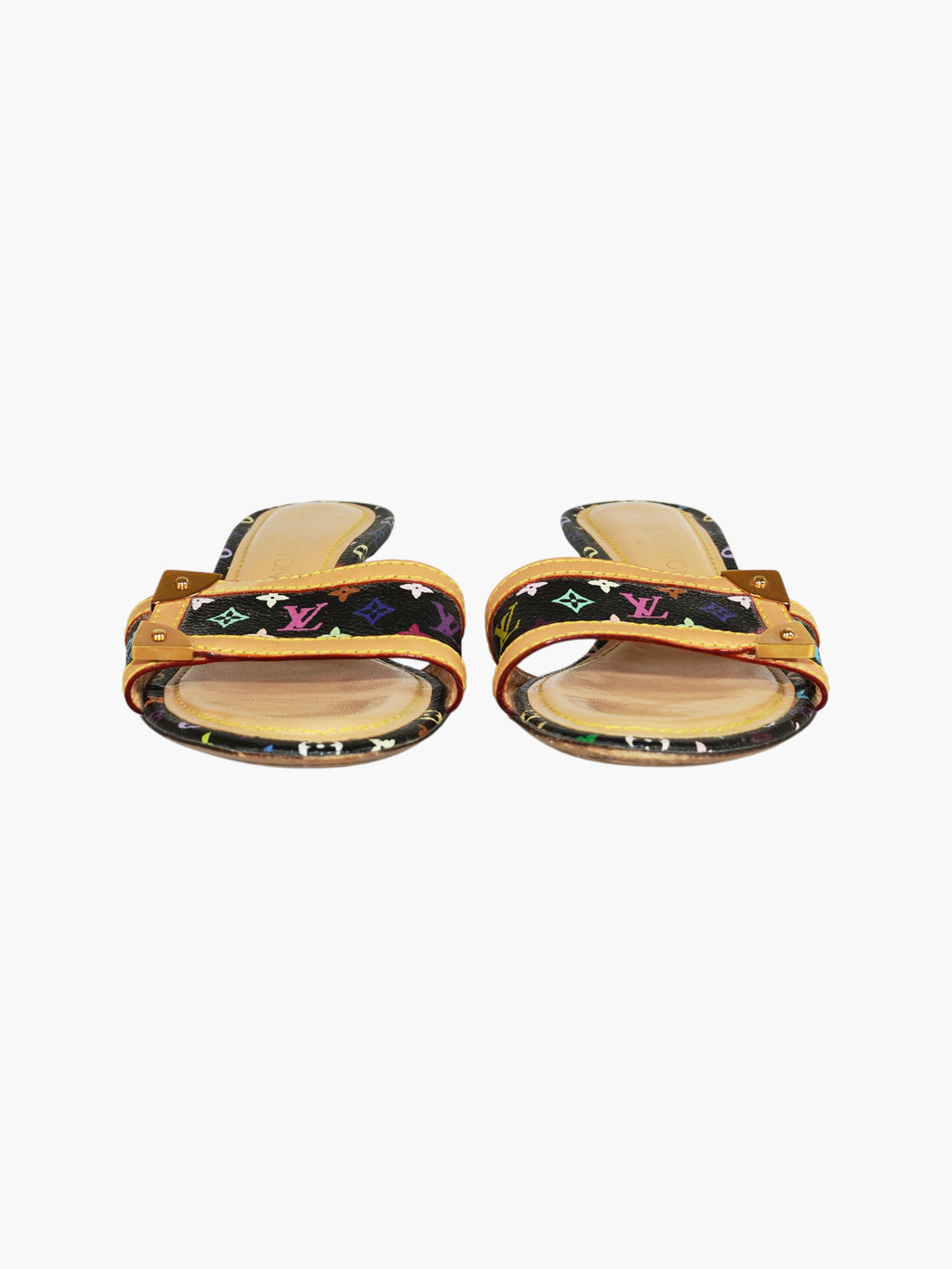 Monogram Kitten Heels