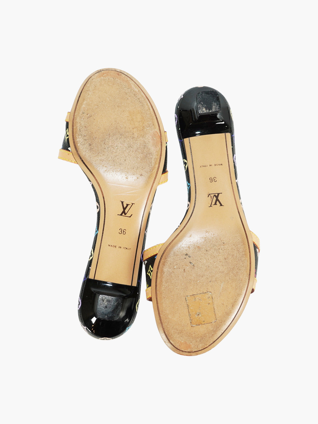 Monogram Kitten Heels