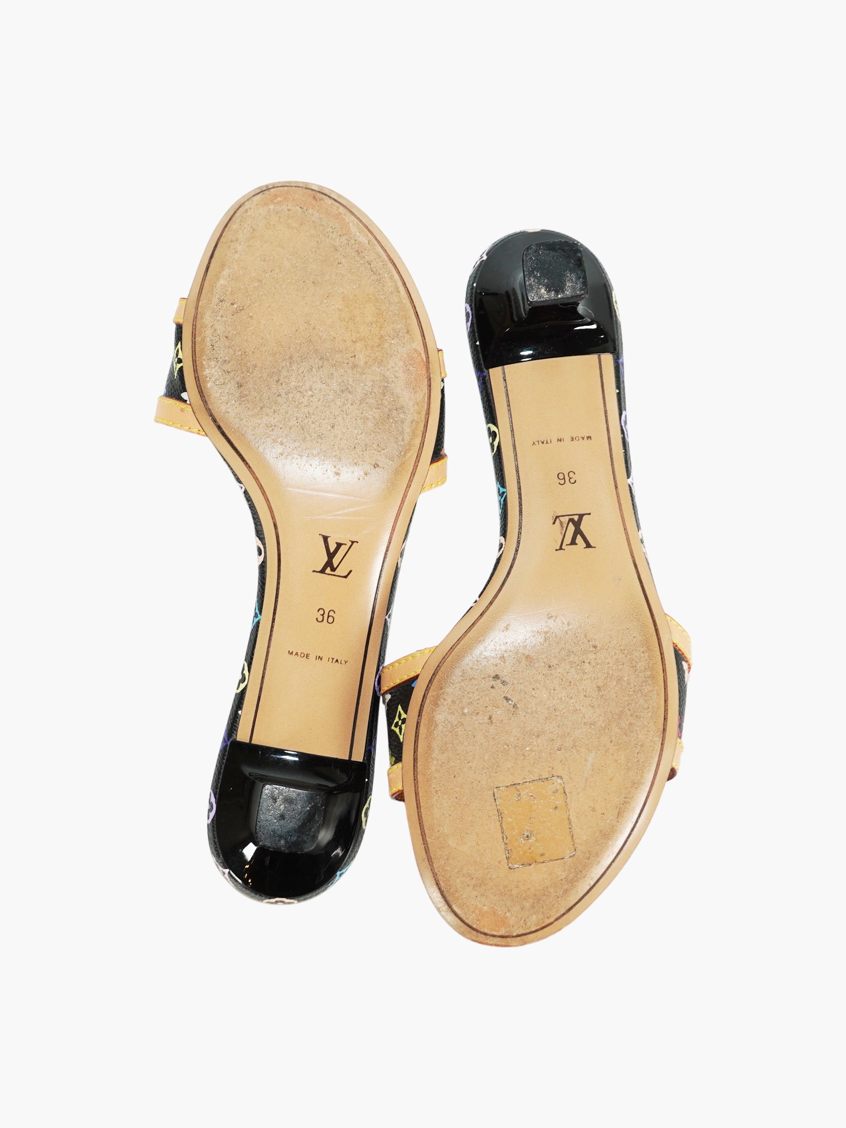 Monogram Kitten Heels