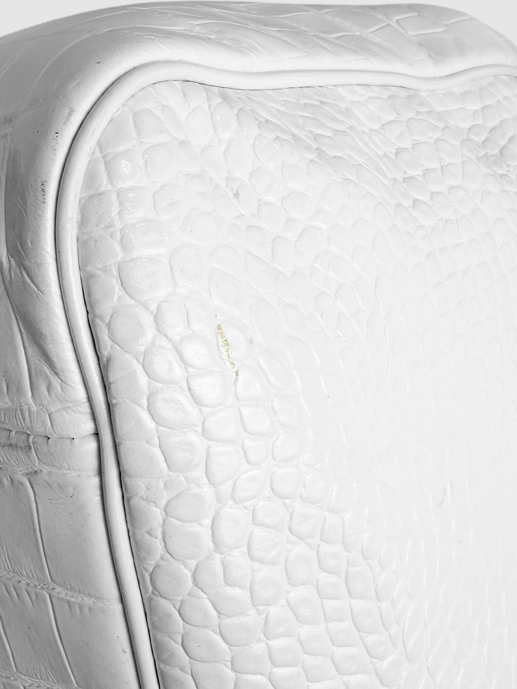 Croc-Embossed Roseau Bag
