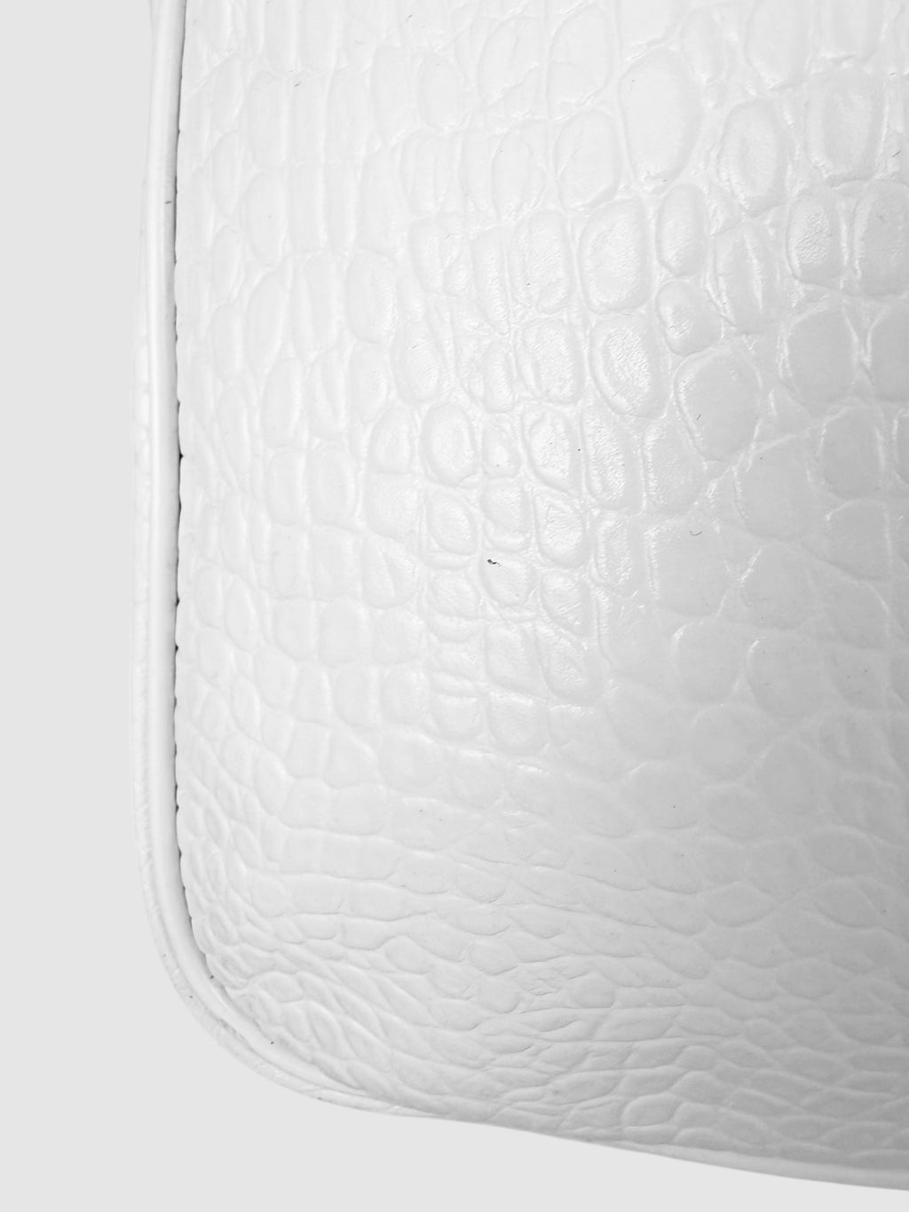 Croc-Embossed Roseau Bag
