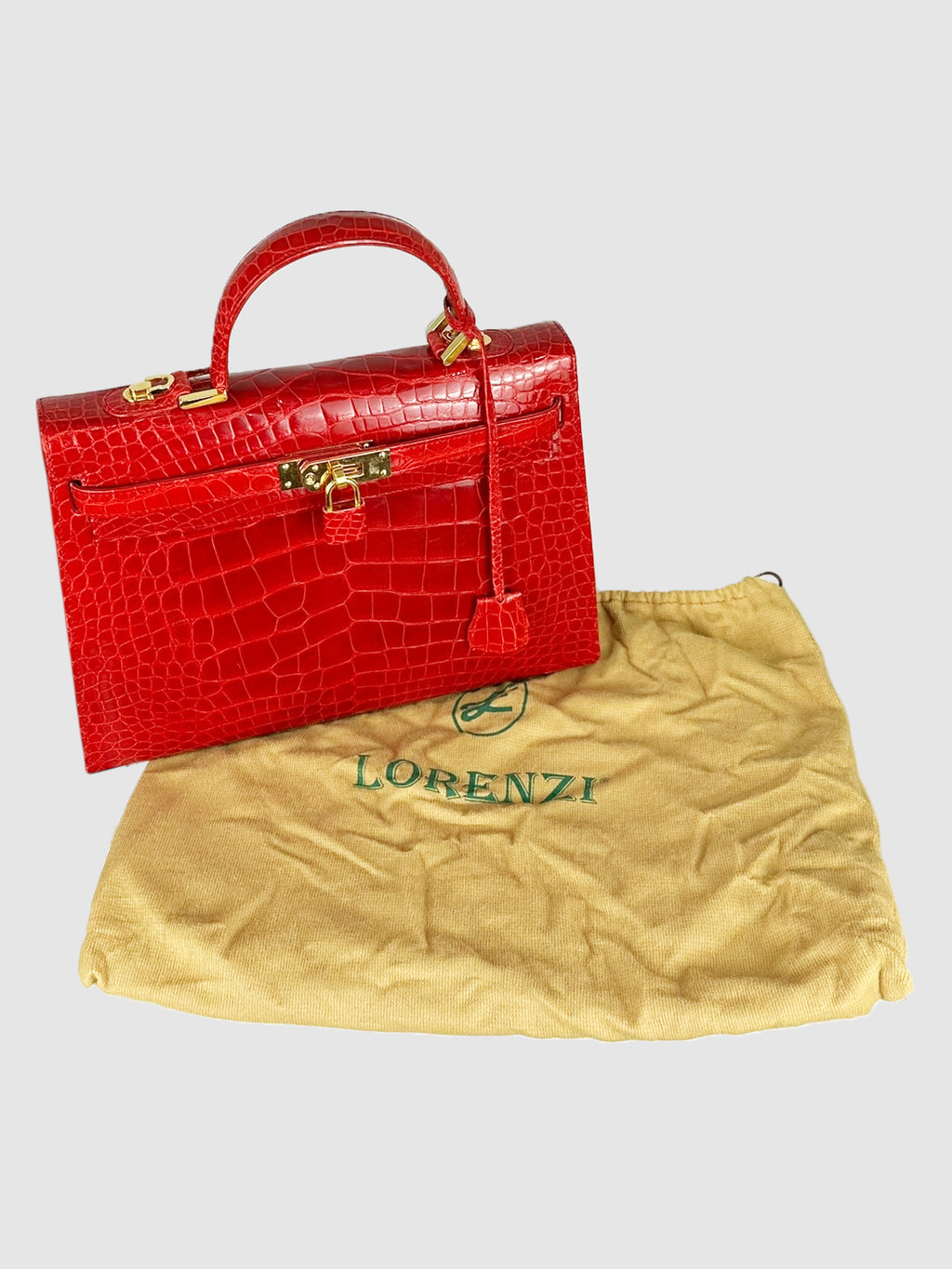 Crocodile Handle Bag