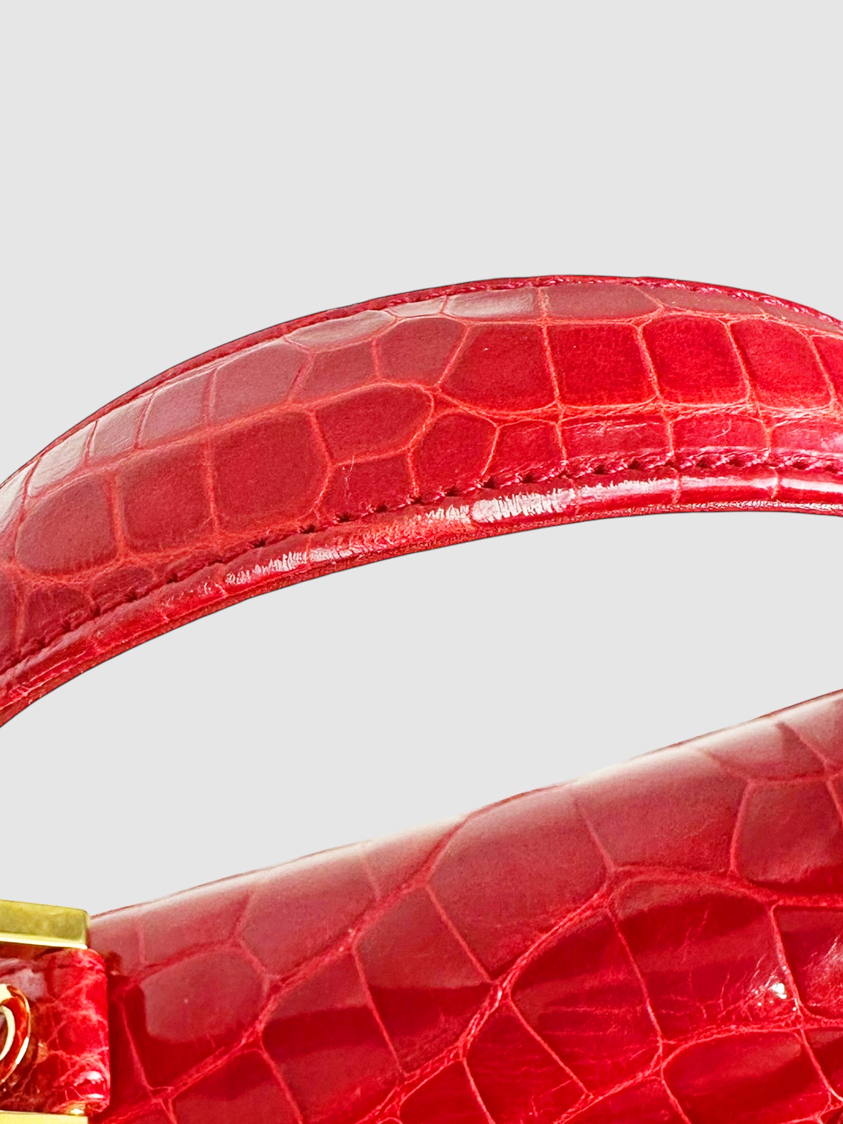 Crocodile Handle Bag