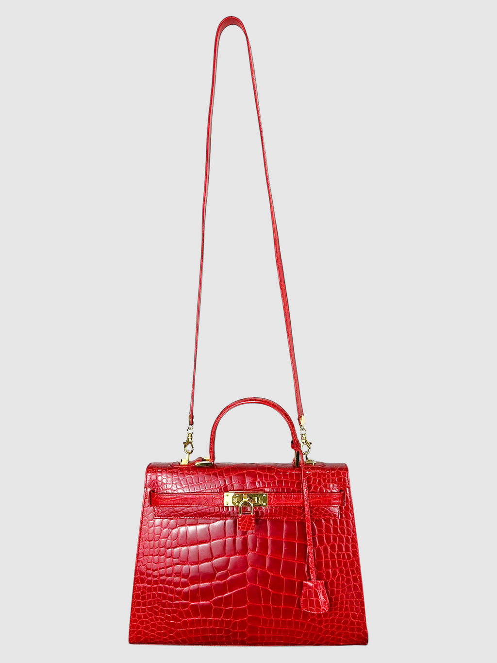 Crocodile Handle Bag