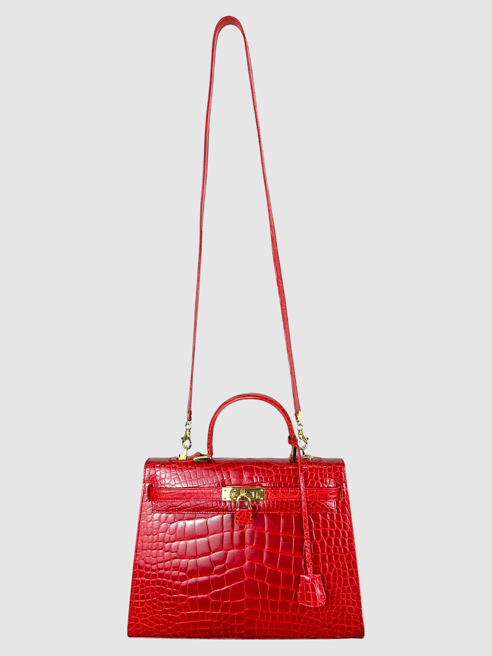 Crocodile Handle Bag