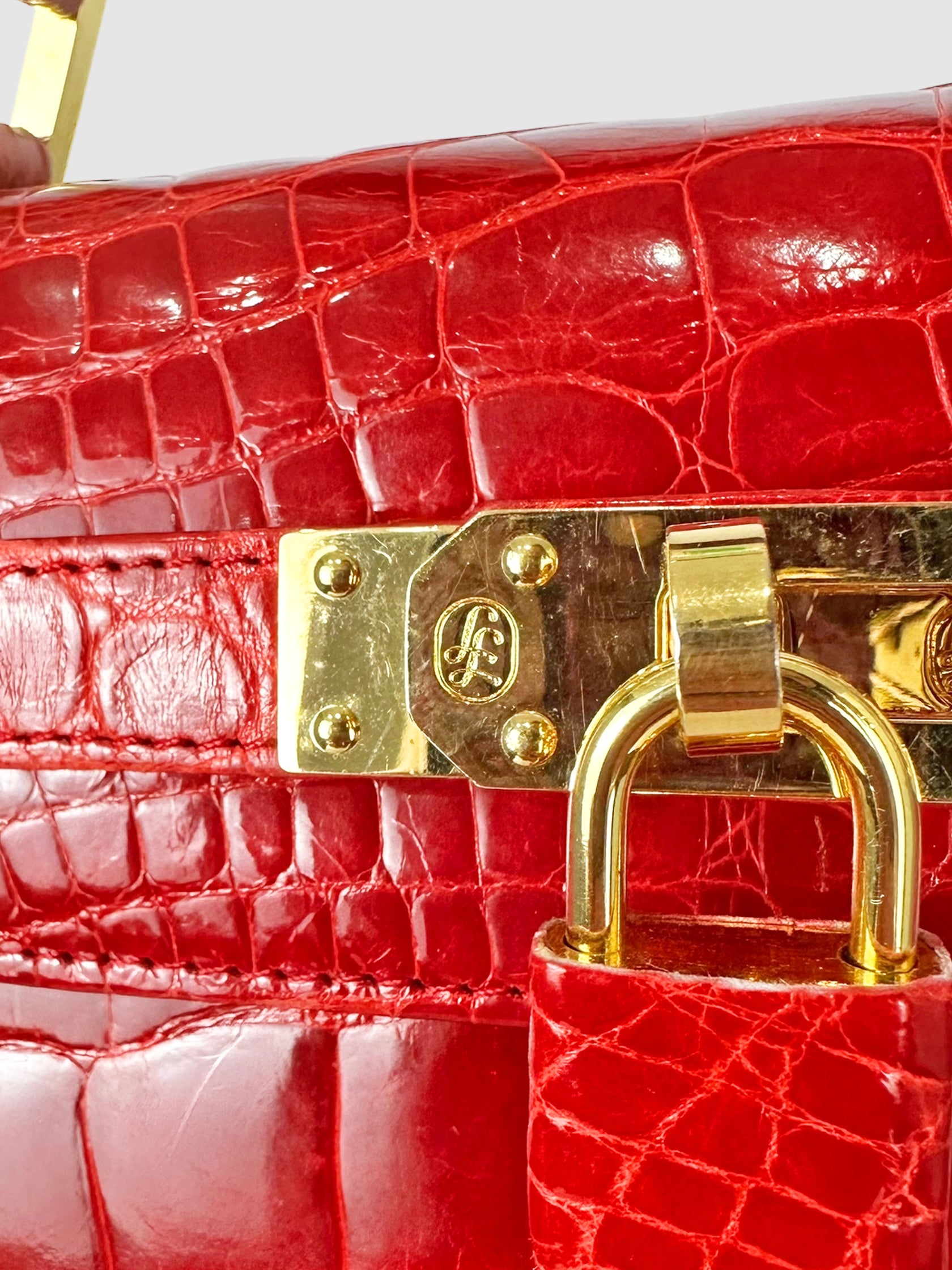 Crocodile Handle Bag