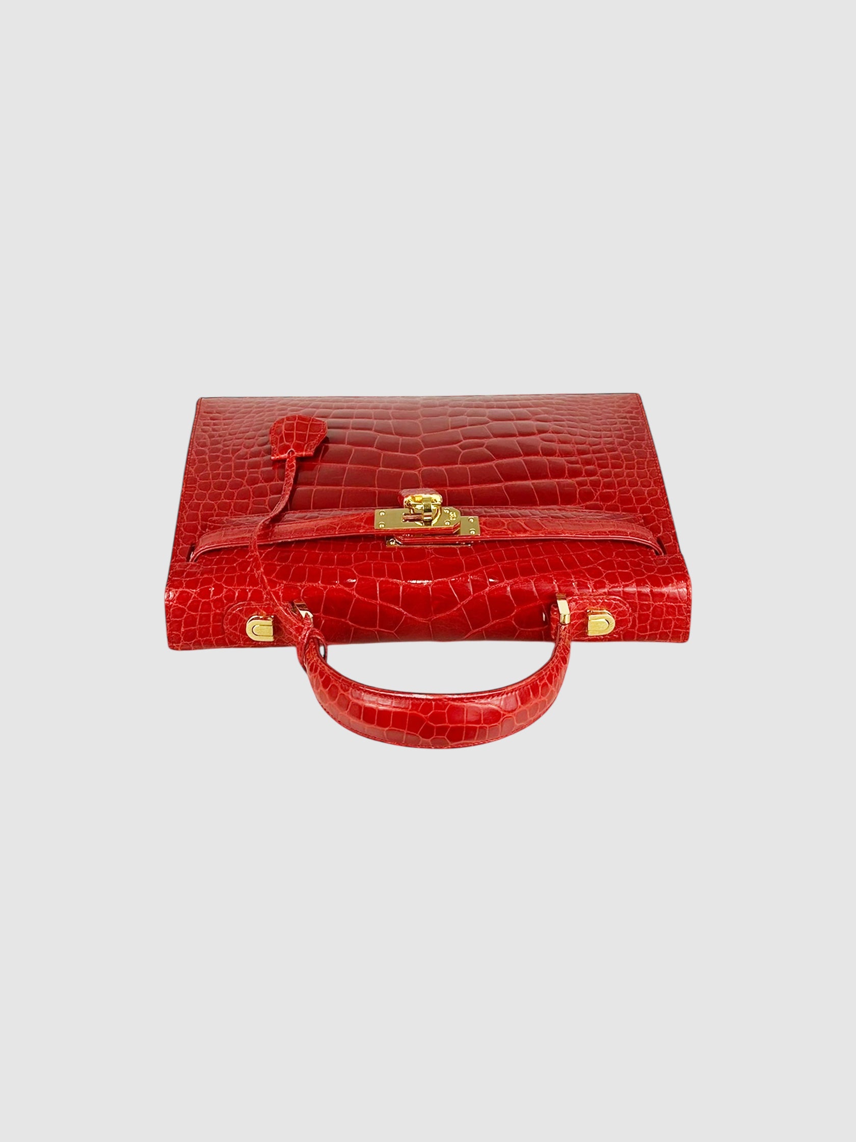 Crocodile Handle Bag