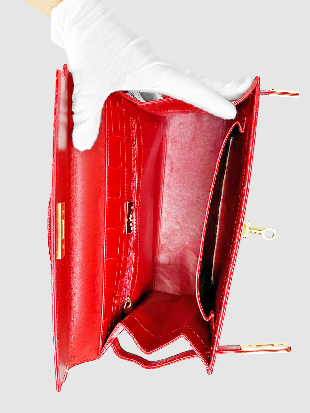 Crocodile Handle Bag