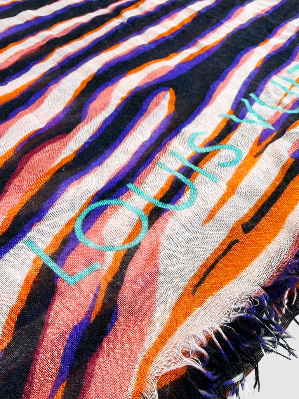 Cashmere Zebra Print Scarf