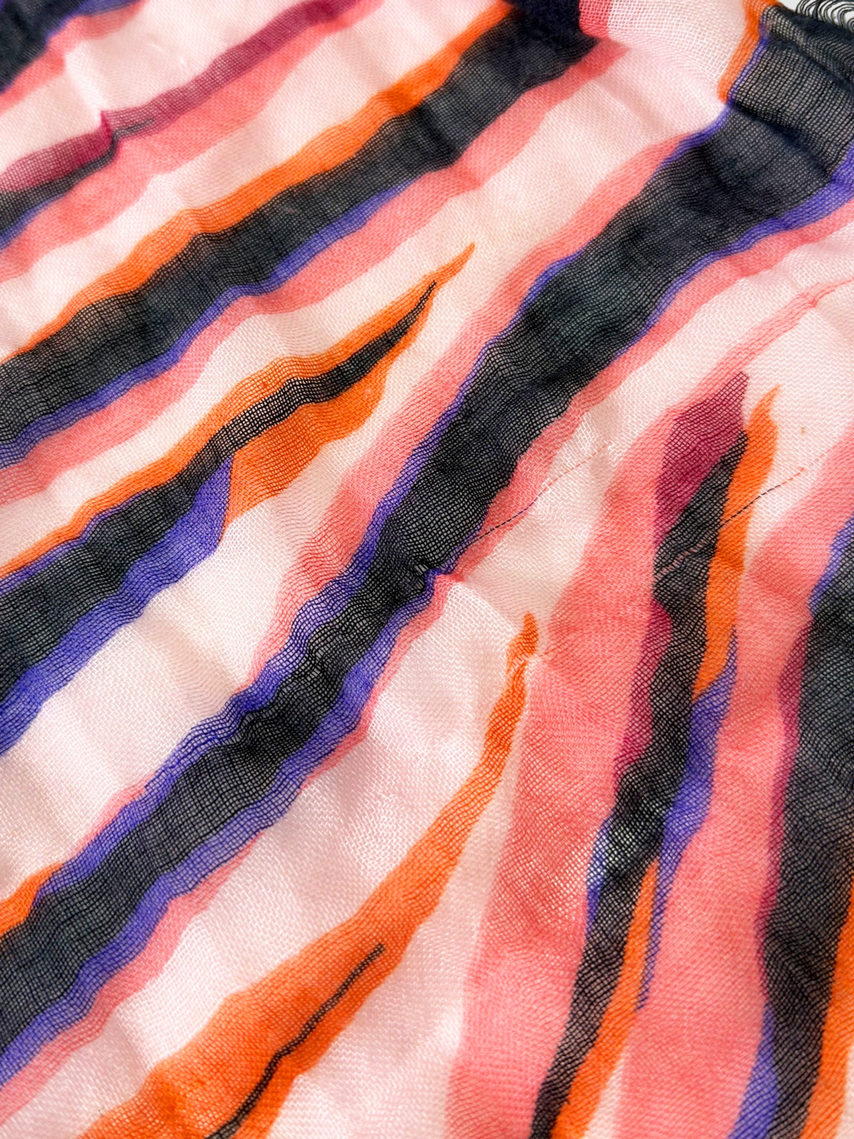 Cashmere Zebra Print Scarf