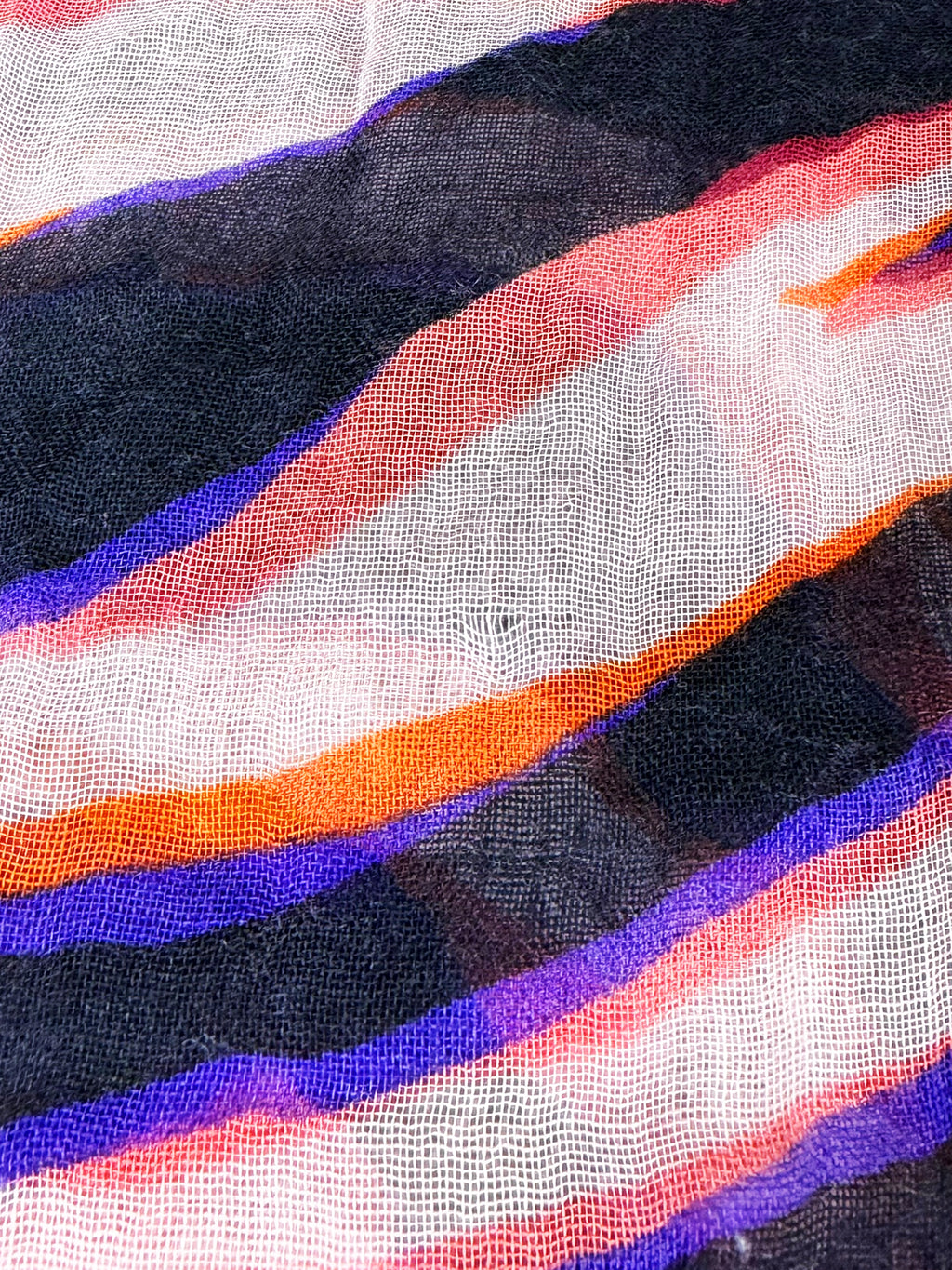 Cashmere Zebra Print Scarf