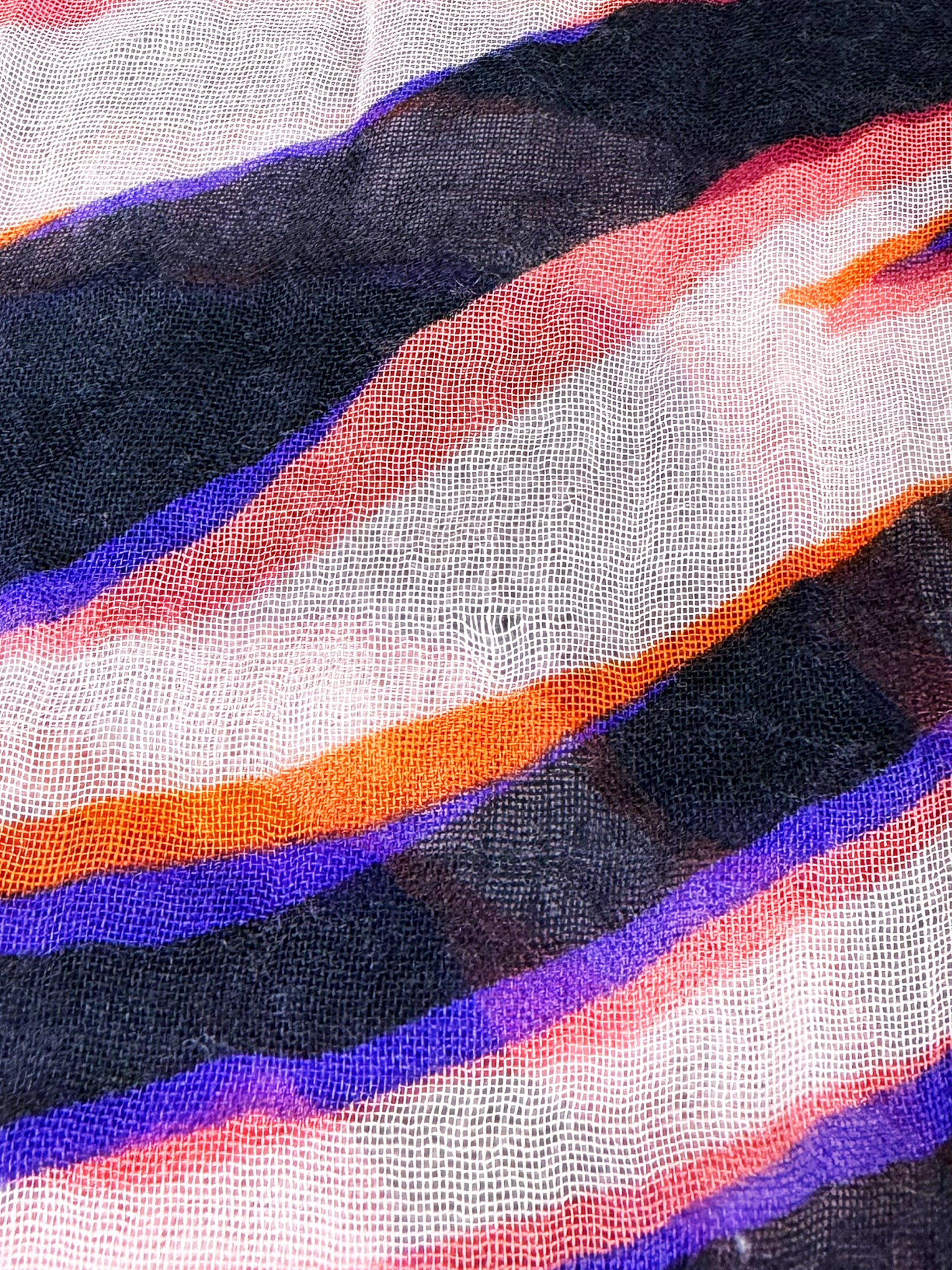 Cashmere Zebra Print Scarf