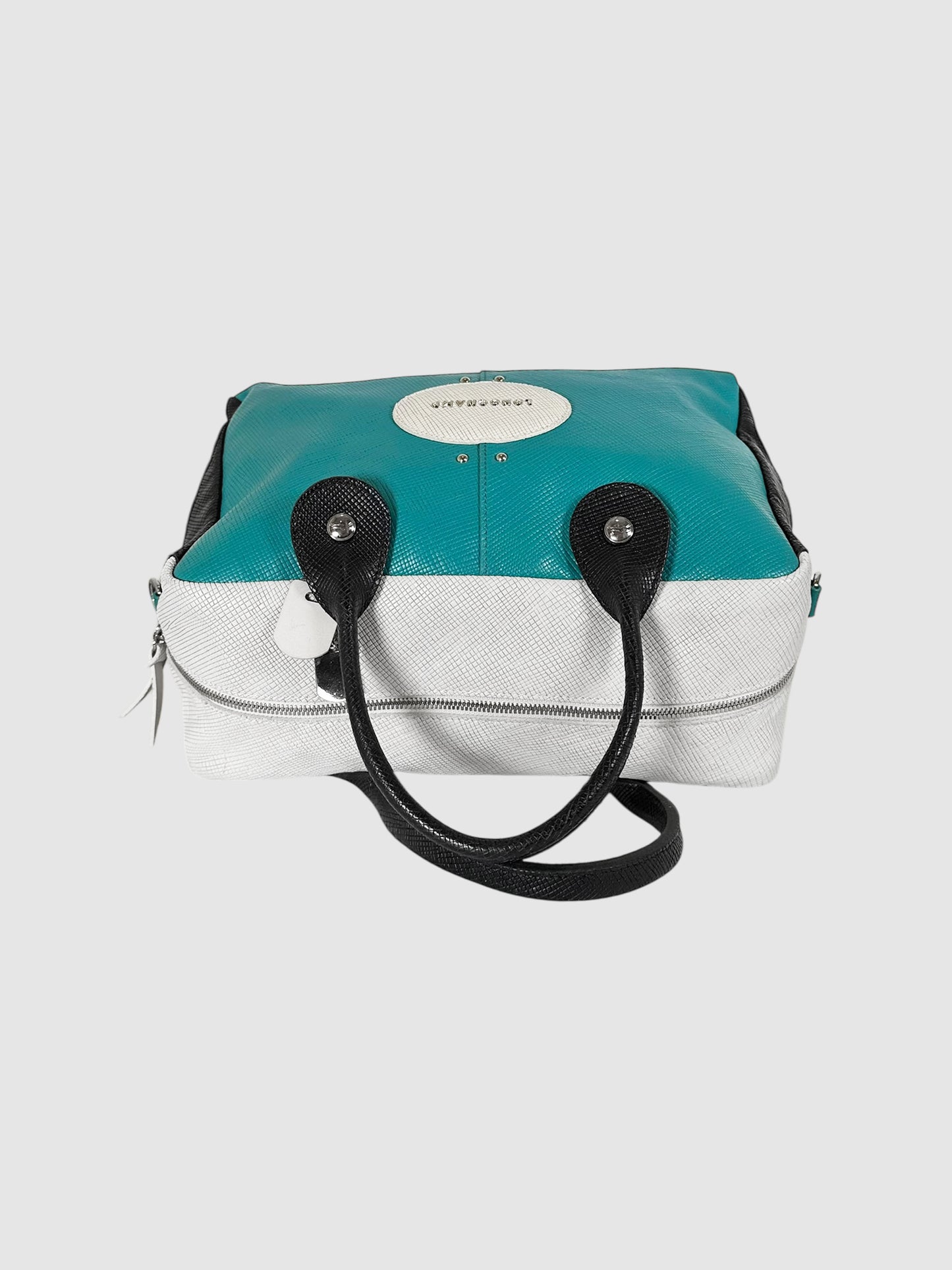 Tri-Colour Quadri Handle Bag