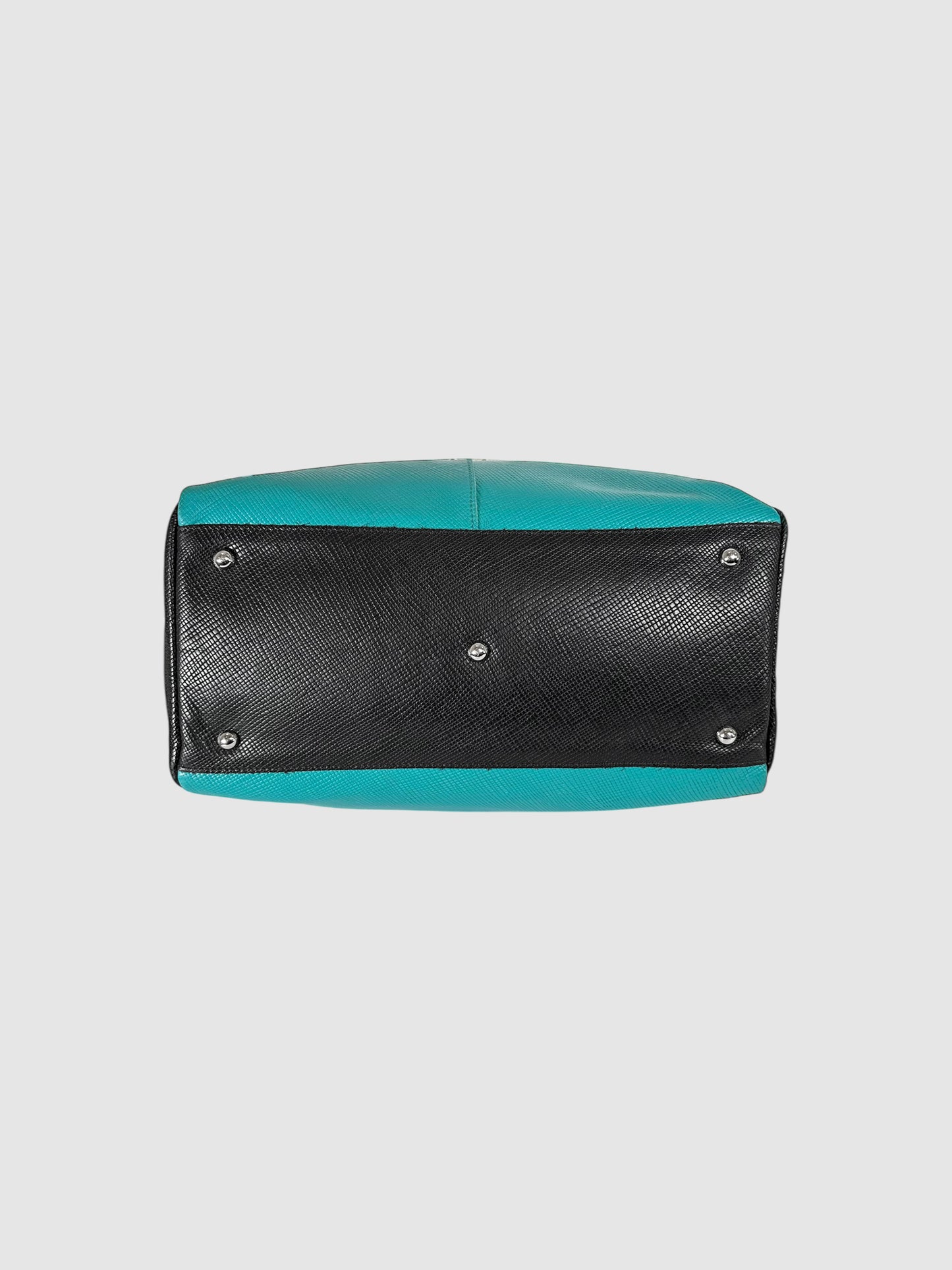 Tri-Colour Quadri Handle Bag