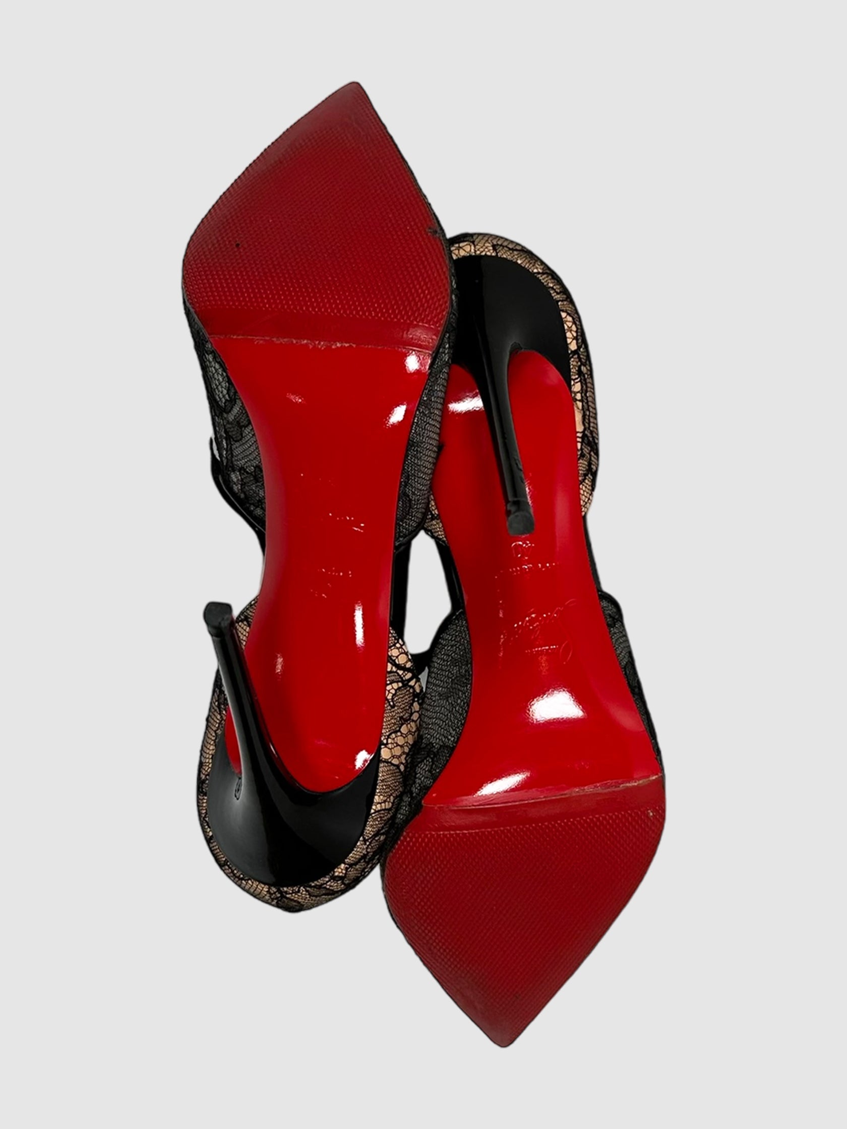 Lace Hot Jeanbi Pumps - Size 40