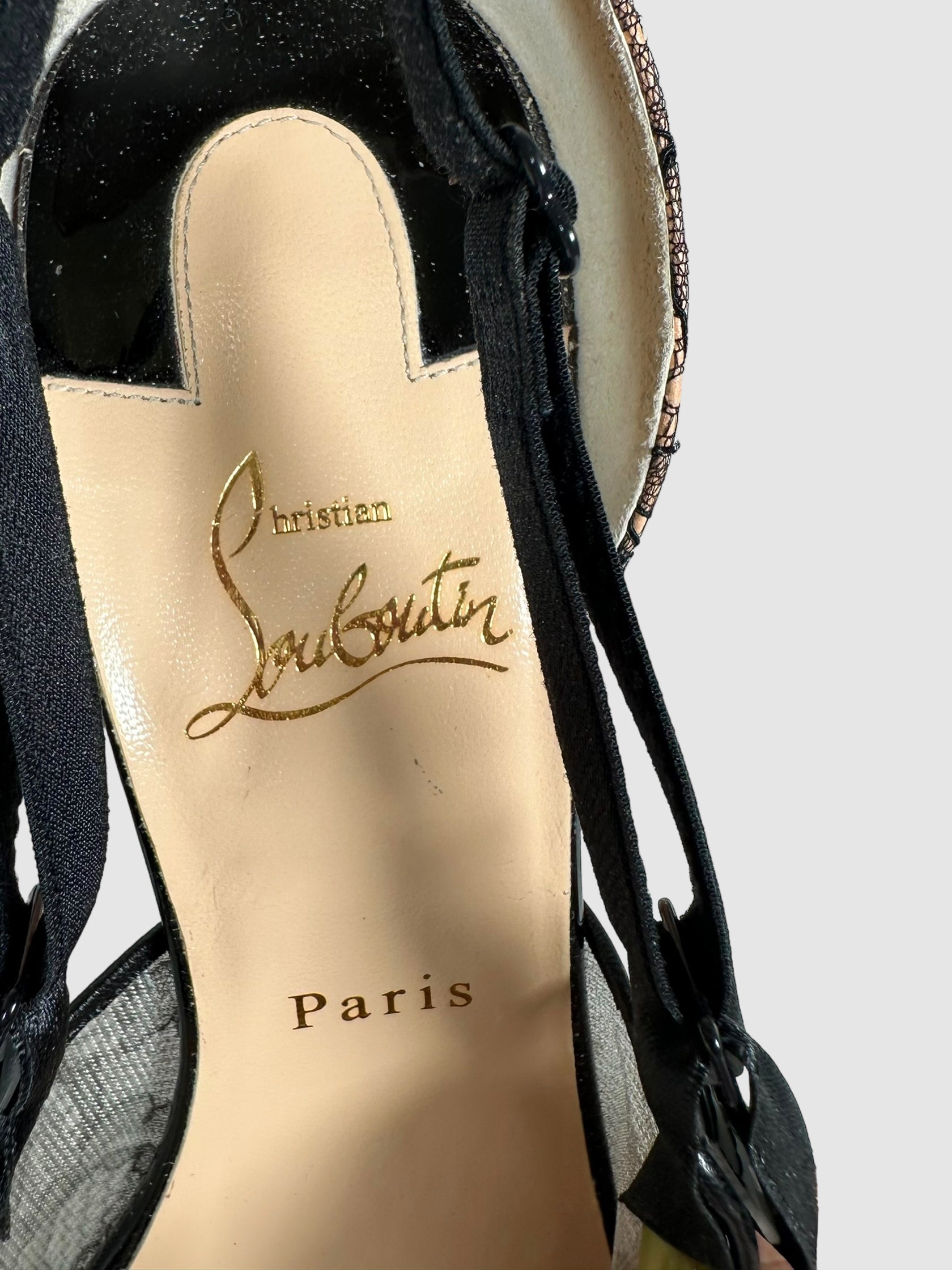 Lace Hot Jeanbi Pumps - Size 40