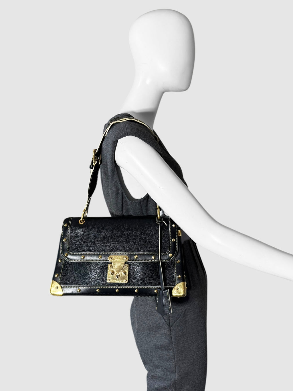 Louis Vuitton 2003 Black Suhali Le Talentueux Shoulder Bag Luxury Designer Resale Consignment Toronto Secondhand Pre-Loved