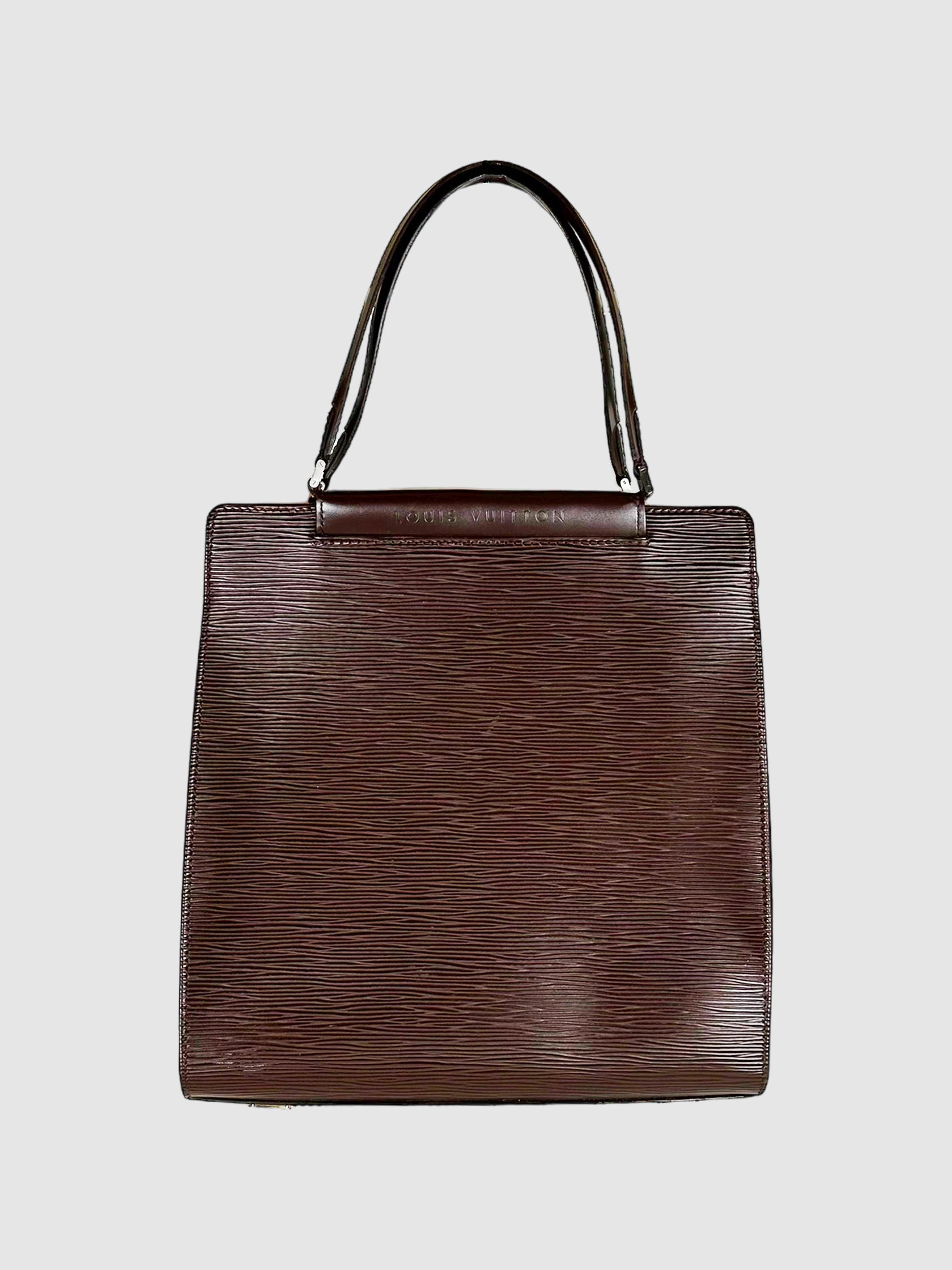 Louis Vuitton Brown Epi Leather Figari PM Bag Consignment Secondhand Designer Luxury Resale Toronto Trendy