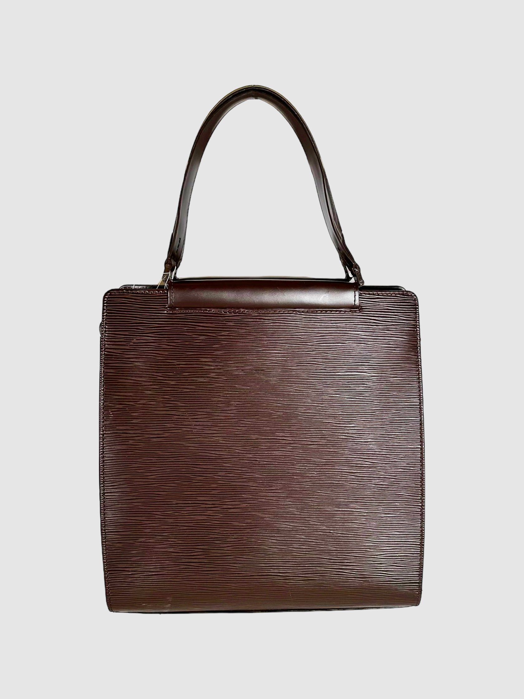 Louis Vuitton Brown Epi Leather Figari PM Bag Consignment Secondhand Designer Luxury Resale Toronto Trendy