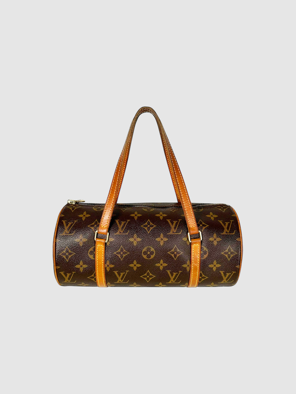 Louis Vuitton Brown Monogram Canvas and Leather Papillon 26 Shoulder Bag Luxury Designer Resale Consignment Secondhand Toronto