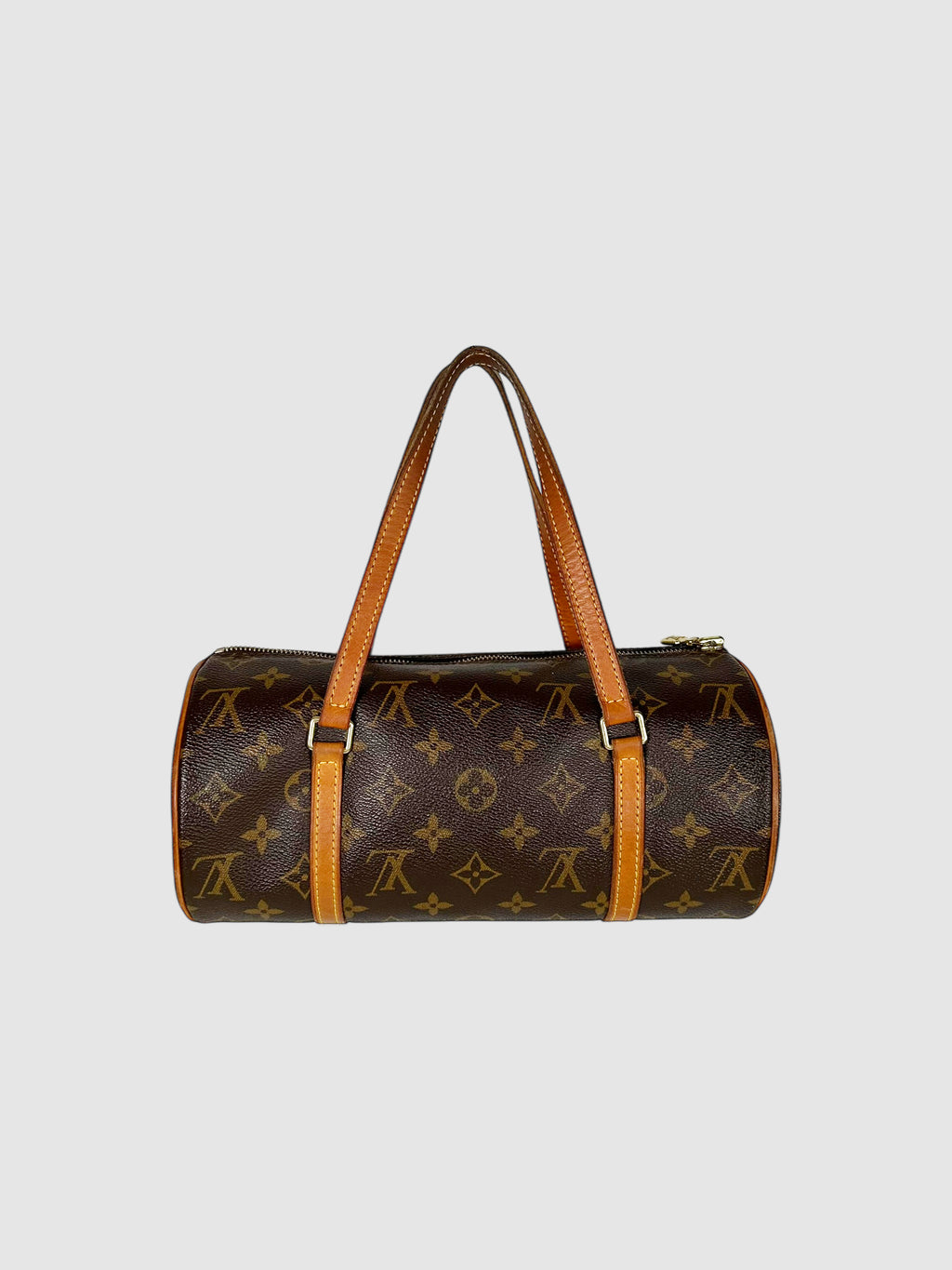 Louis Vuitton Brown Monogram Canvas and Leather Papillon 26 Shoulder Bag Luxury Designer Resale Consignment Secondhand Toronto