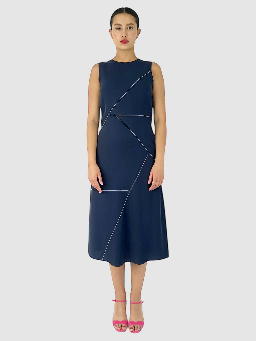 Contrast Stitch Dress