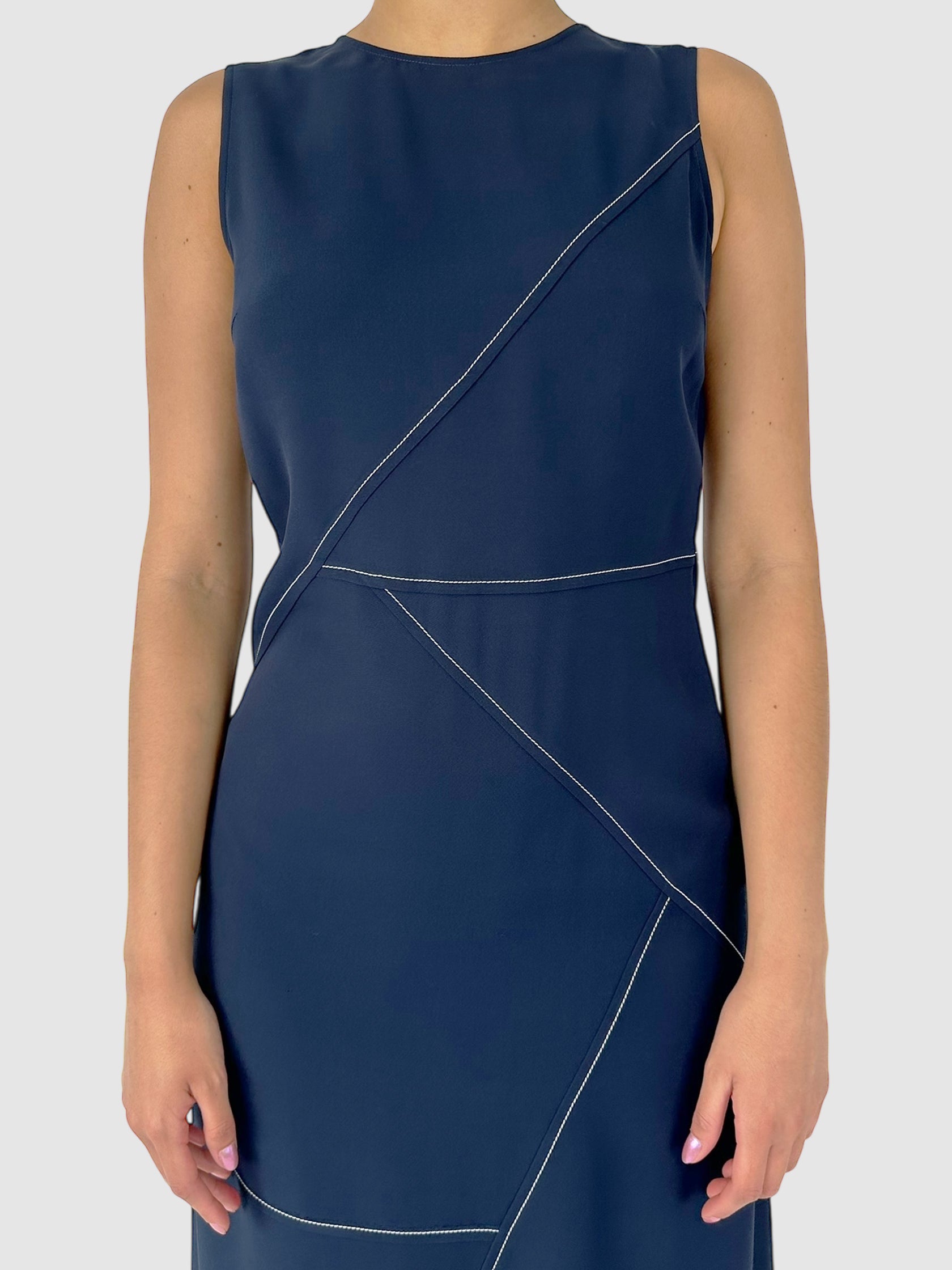 Contrast Stitch Dress