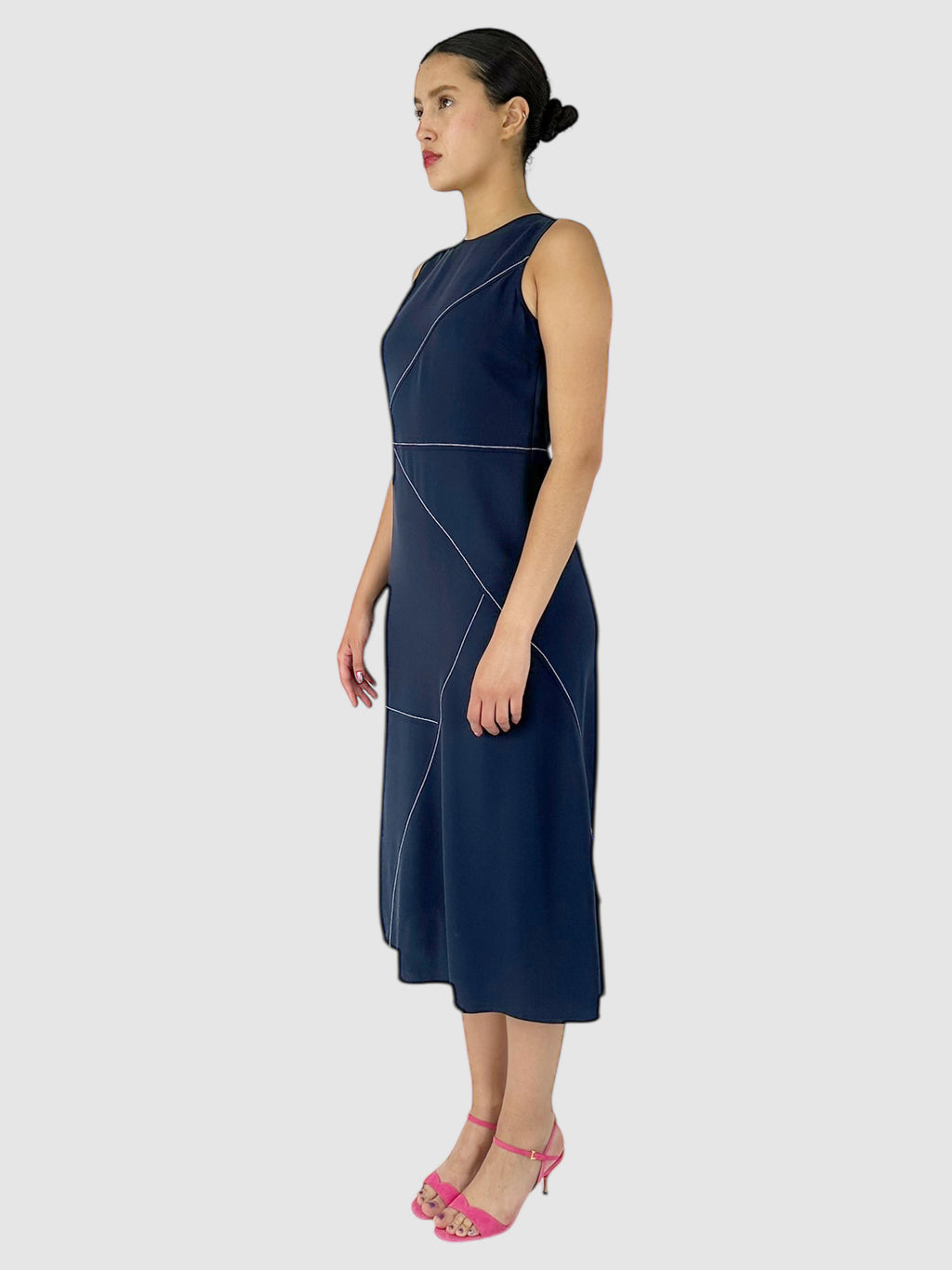 Contrast Stitch Dress