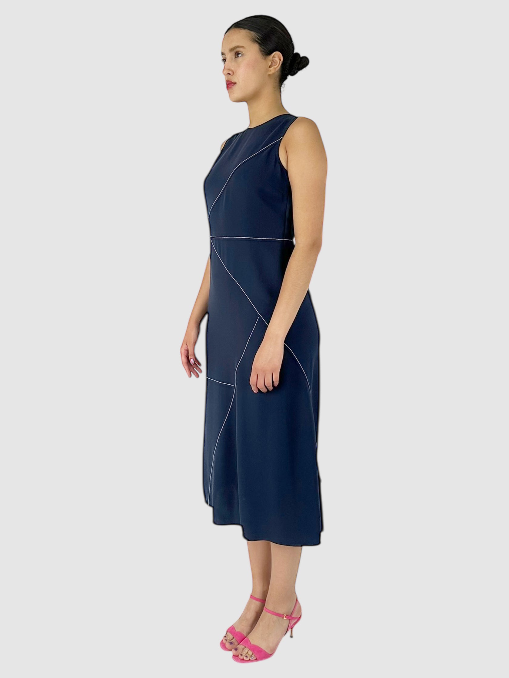 Contrast Stitch Dress