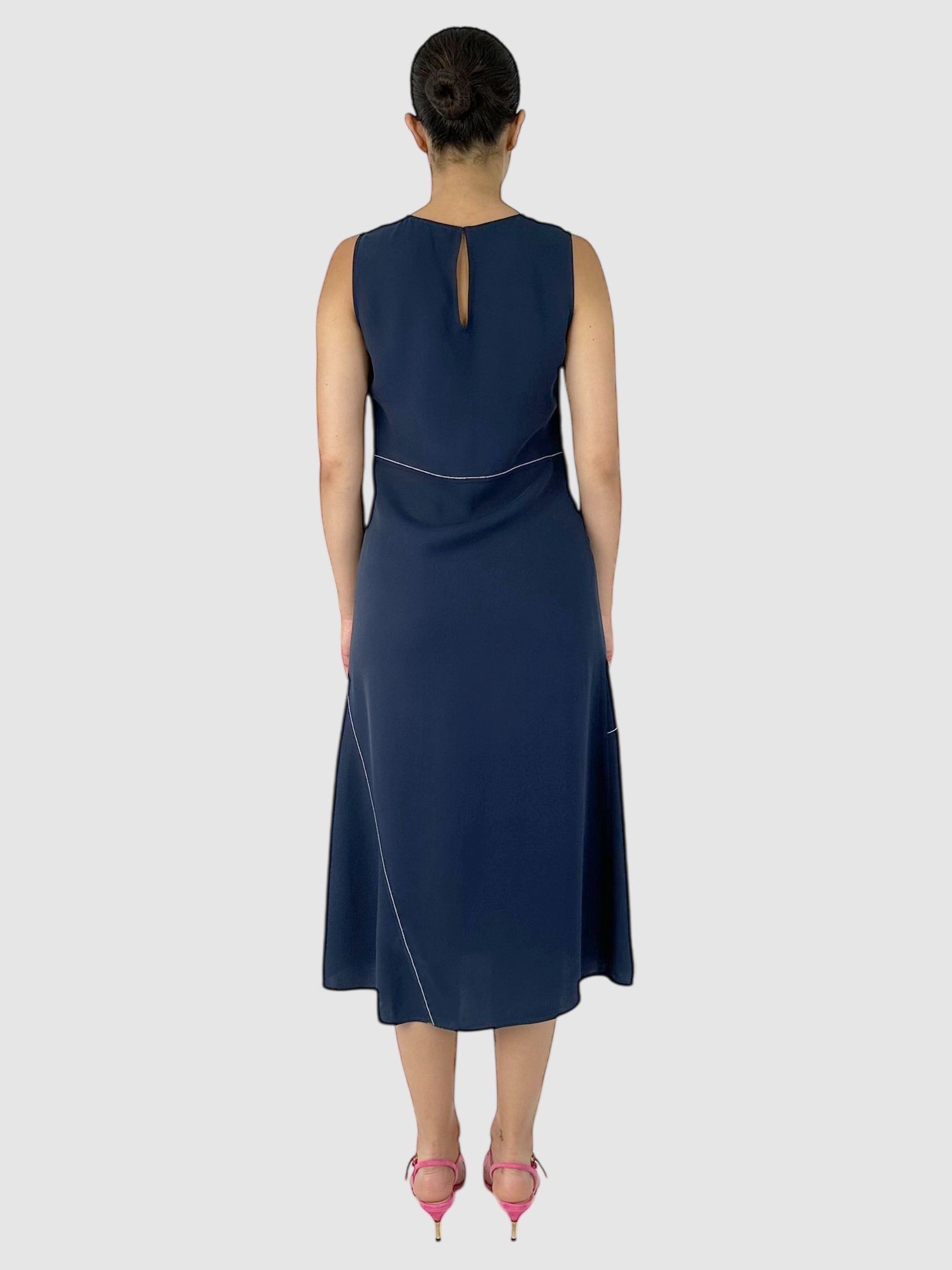 Contrast Stitch Dress