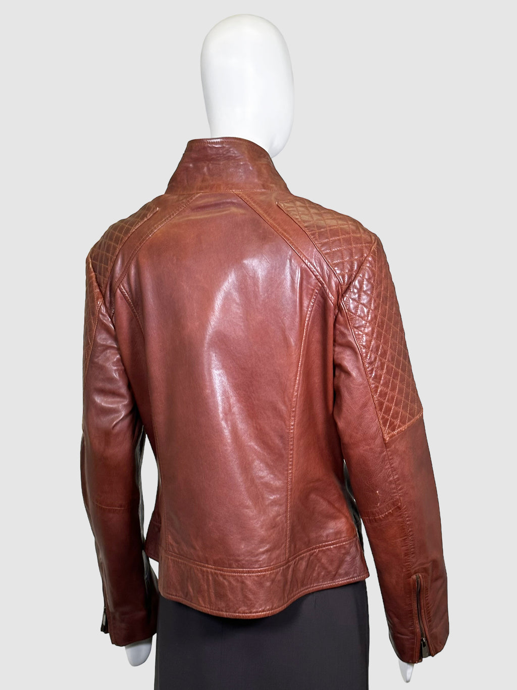 Bod & Christensen Leather Jacket - Size XL
