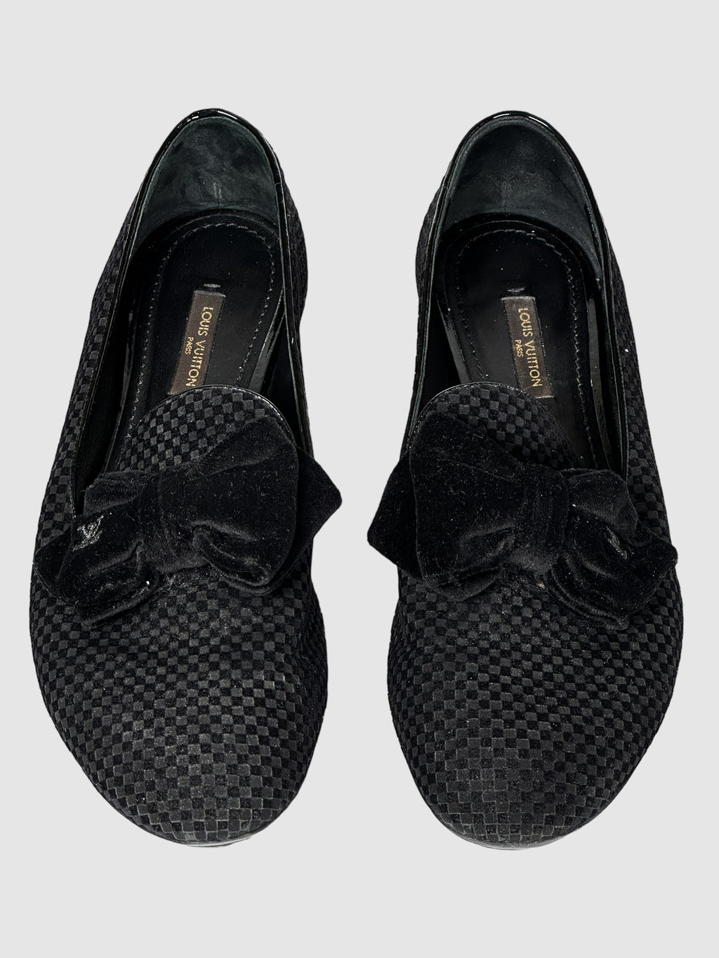 Damier Velvet Loafers - Size 37